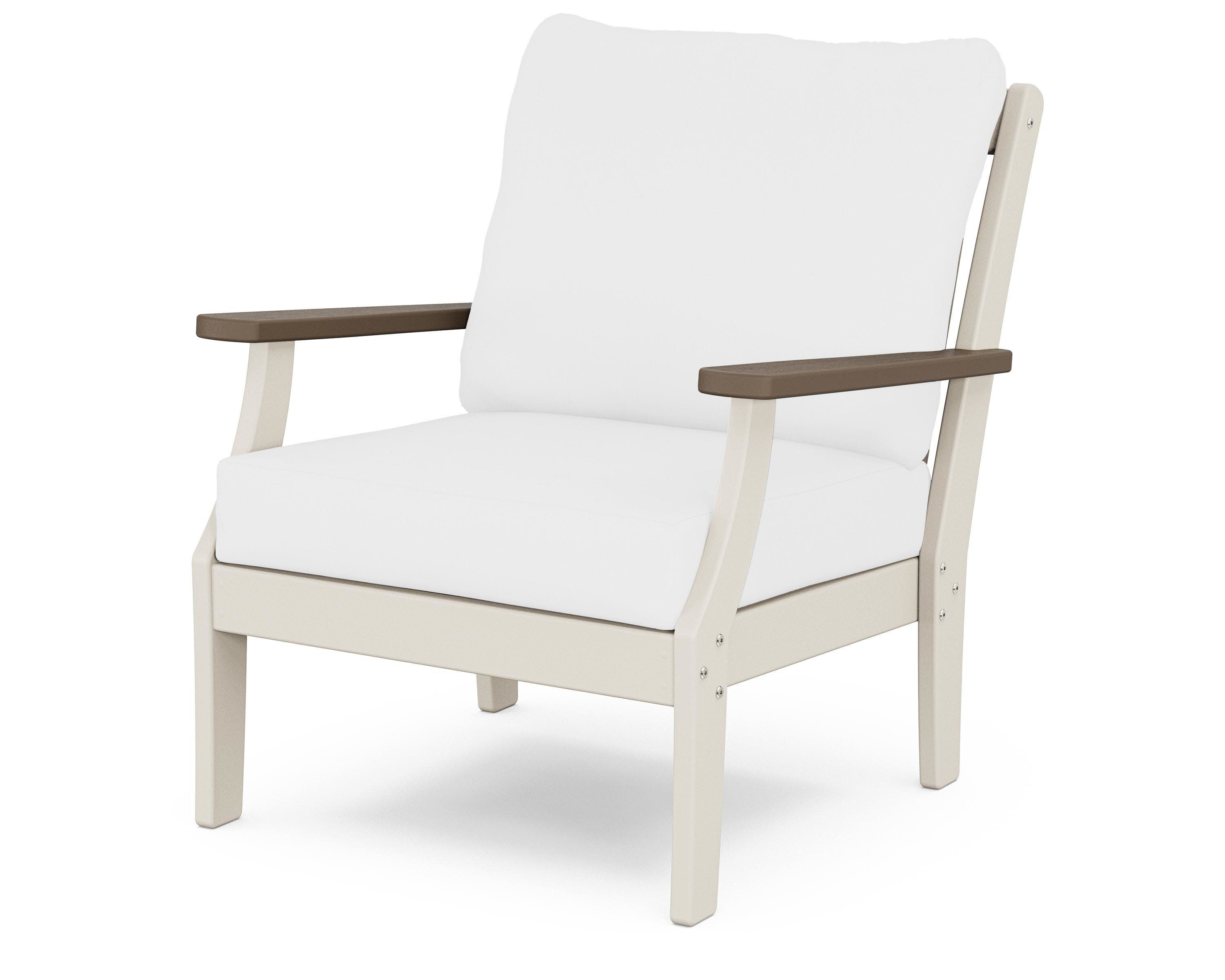 Braxton Deep Seating Chair in Sand / Kona / Natural