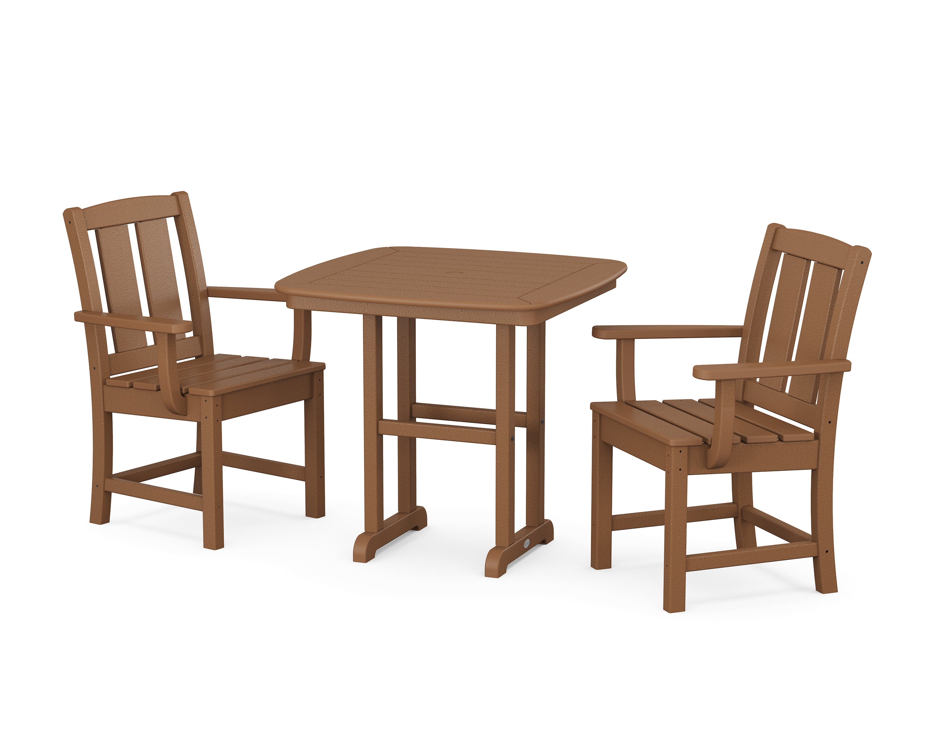 Mission 3-Piece Dining Set in Teak
