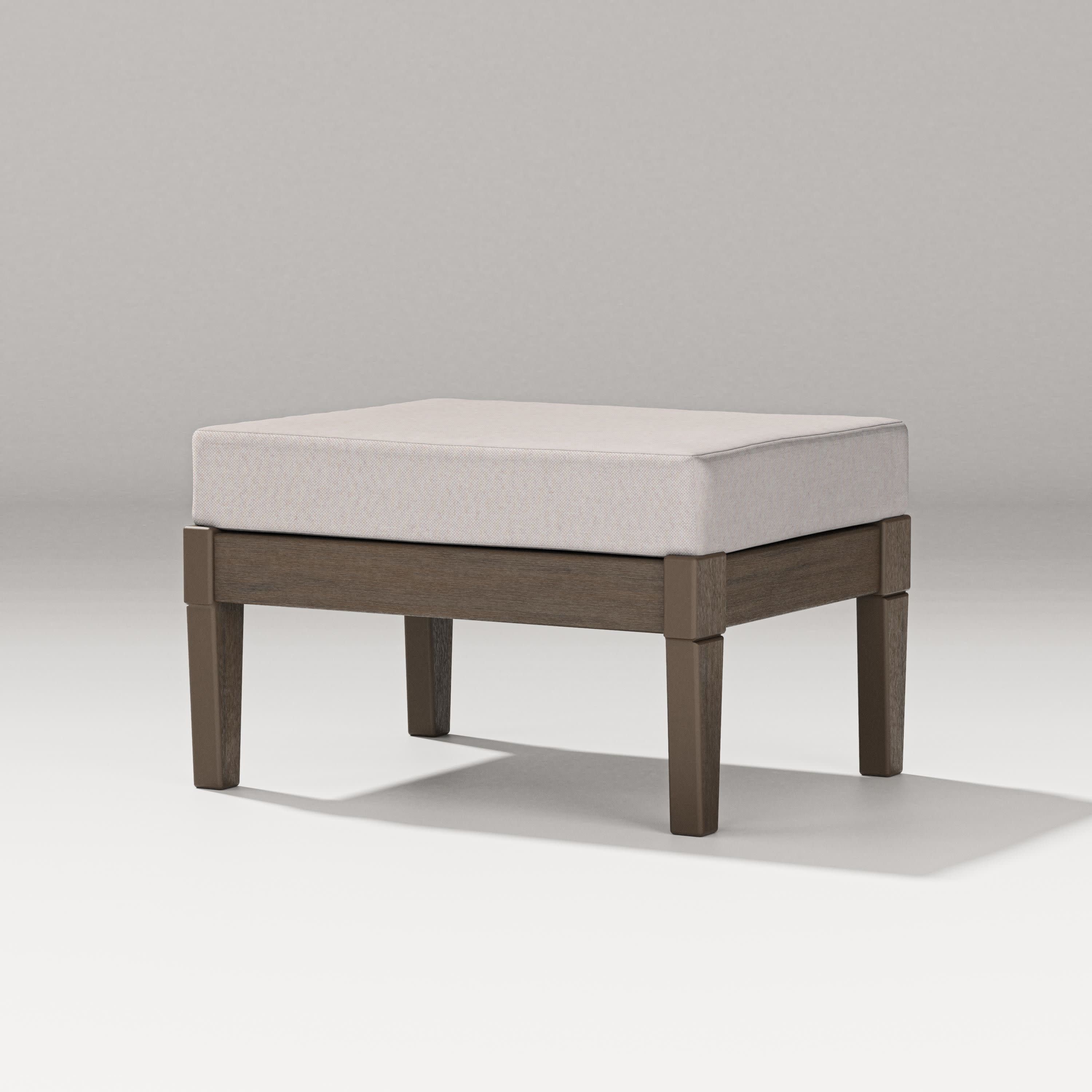 Estate Lounge Ottoman in Kona / Dune Burlap