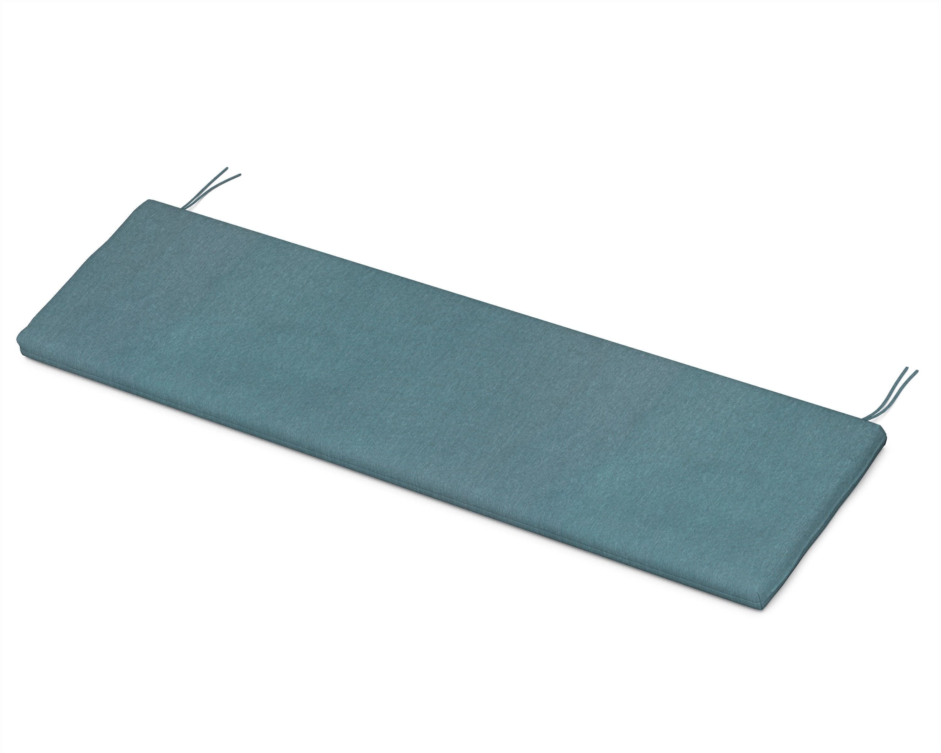Bench Seat Cushion - 17.5"D x 55"W x 2.5"H in Ocean Teal