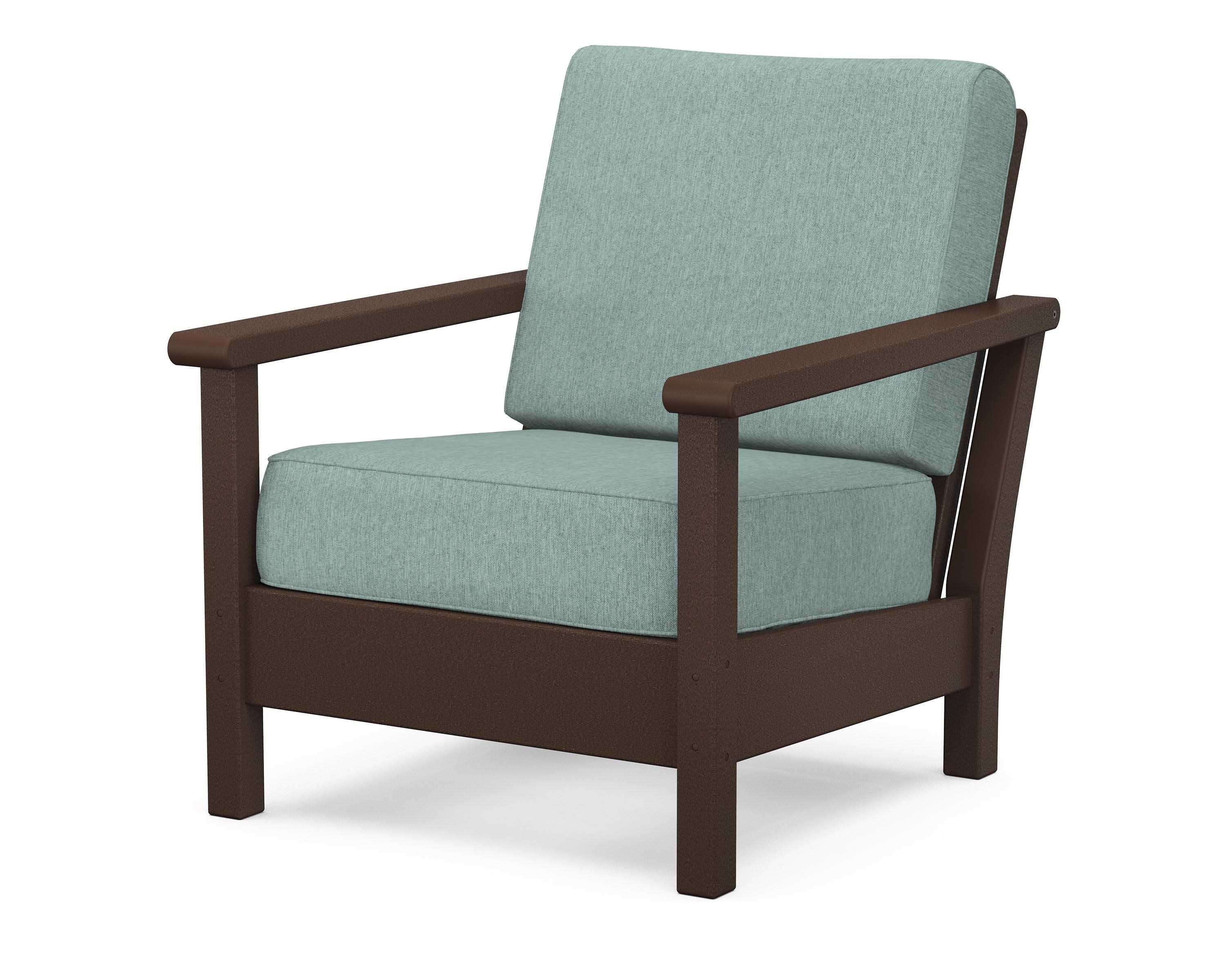 Harbour Deep Seating Chair in Mahogany / Glacier Spa