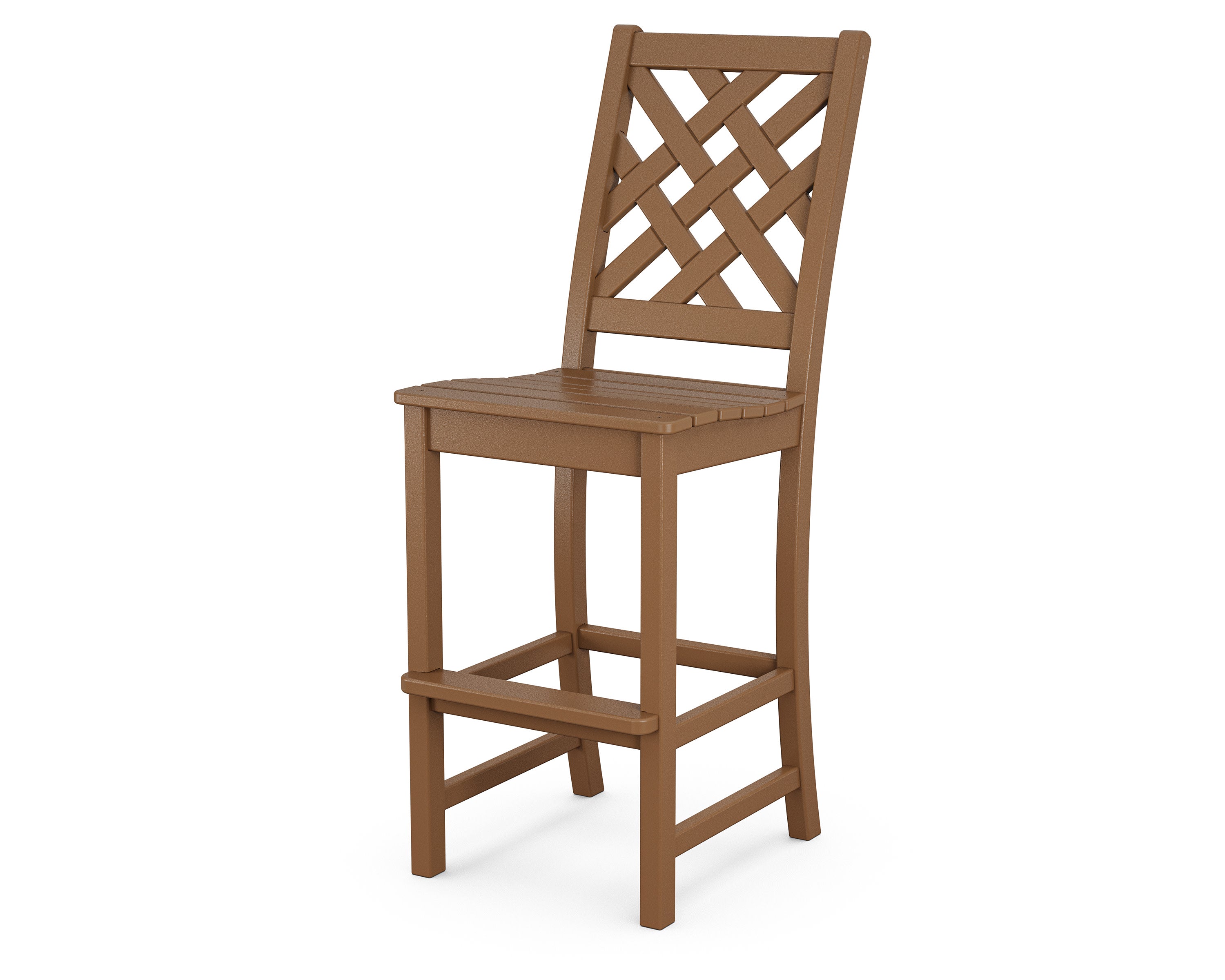 Wovendale Bar Side Chair in Teak
