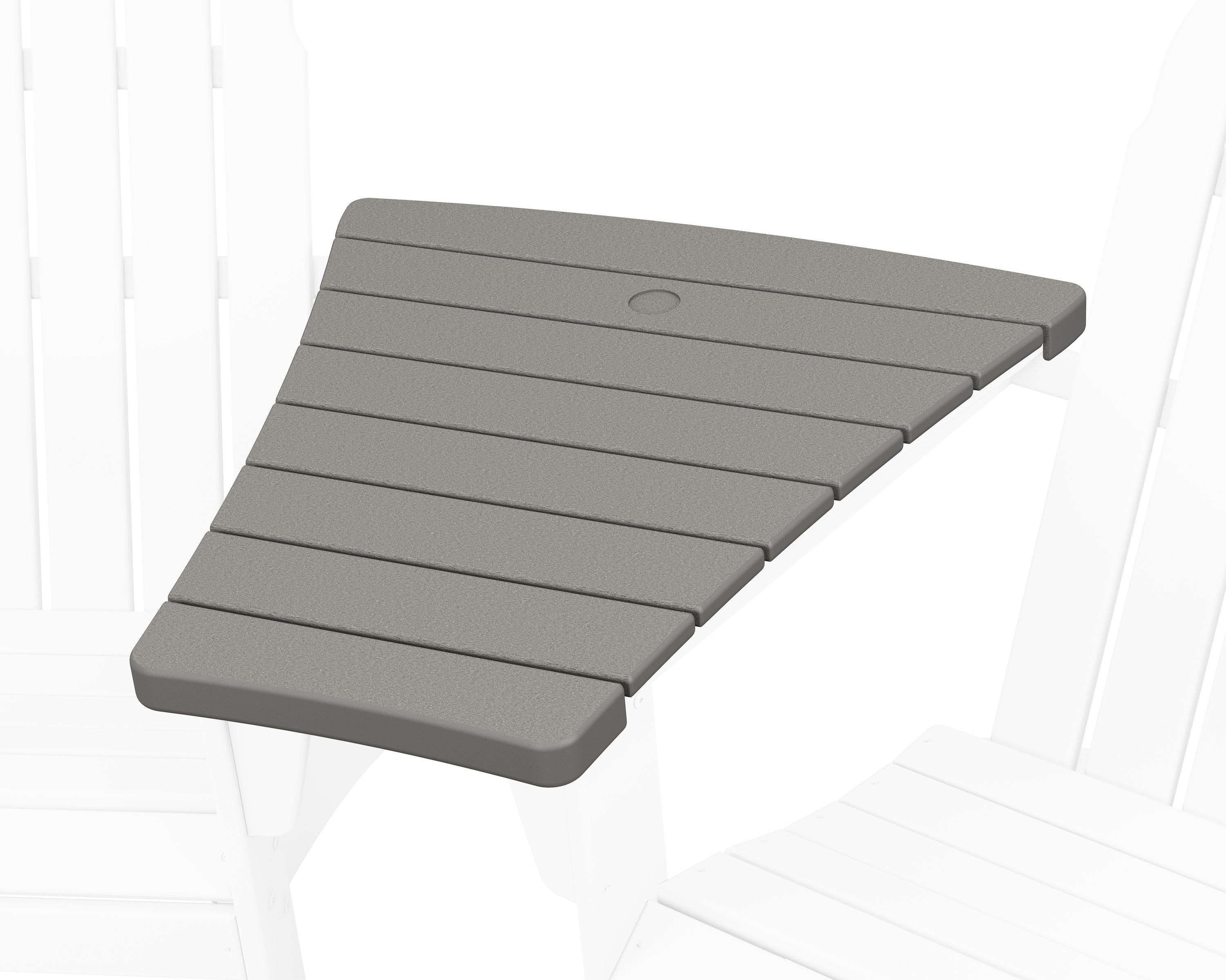 400 Series Angled Adirondack Connecting Table in Slate Grey