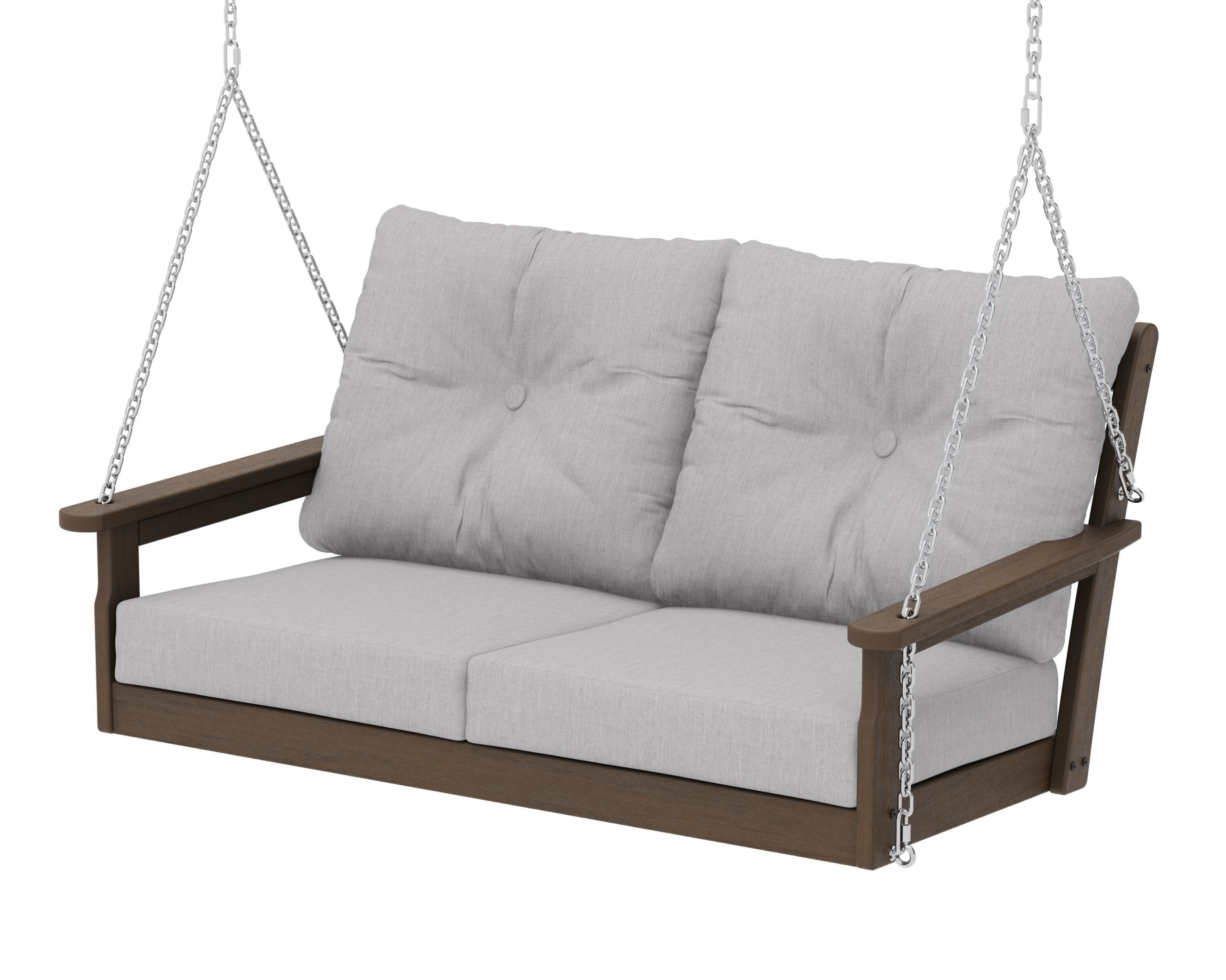 Vineyard Deep Seating Swing in Kona / Granite