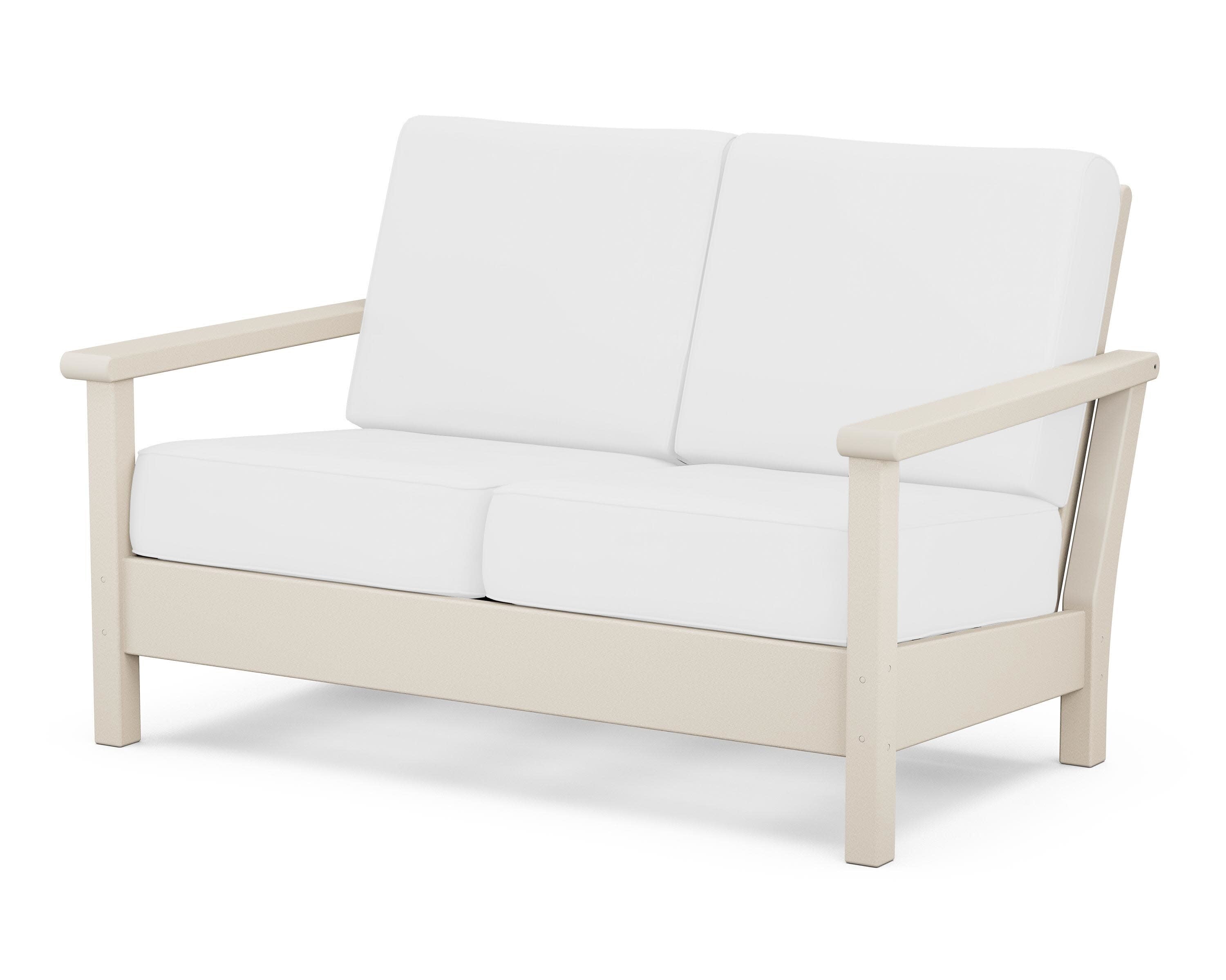 Harbour Deep Seating Loveseat in Sand / Natural