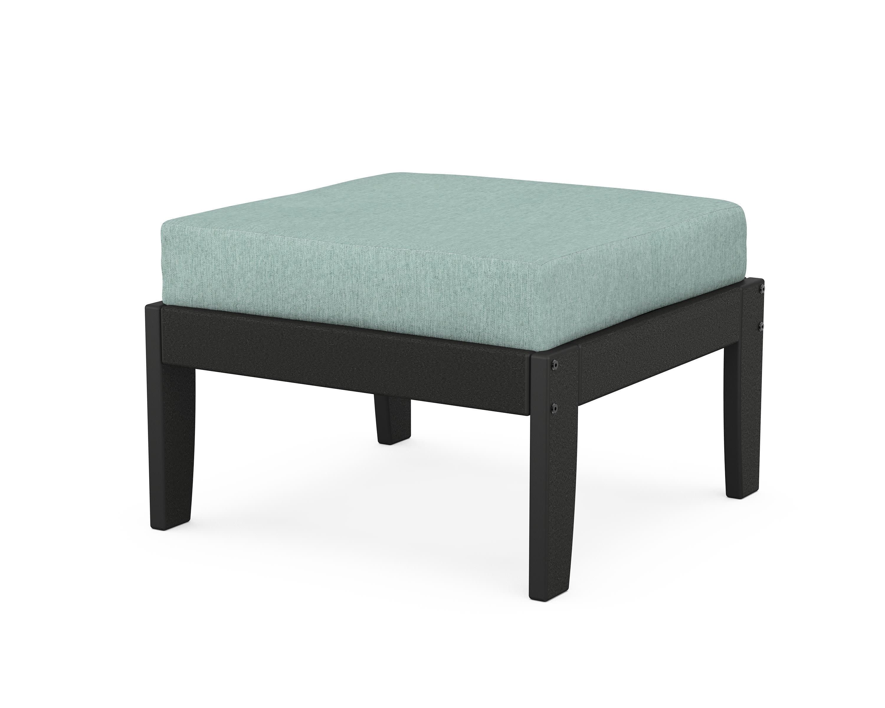 Modular Ottoman - Classic in Black / Glacier Spa