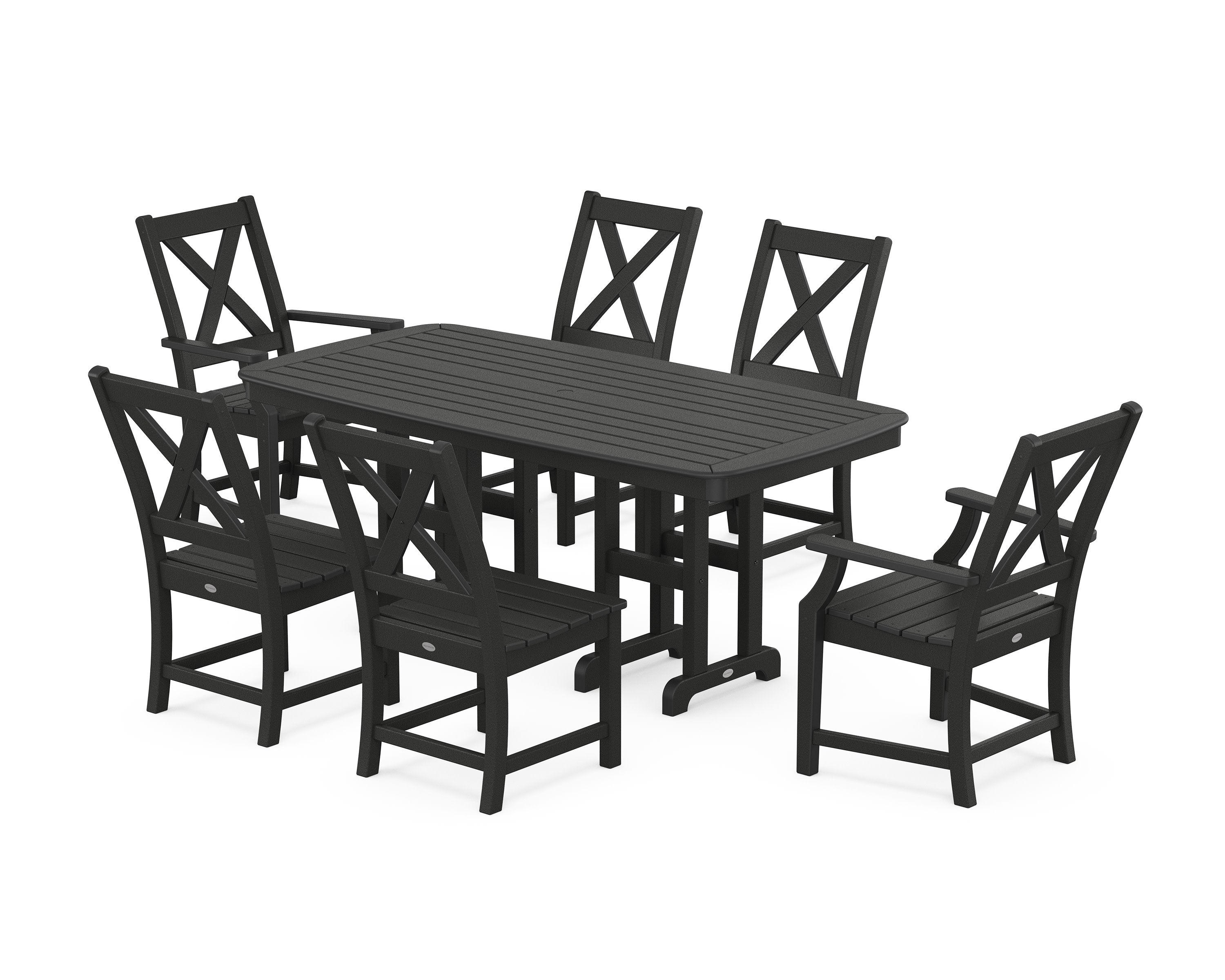 Braxton 7-Piece Dining Set in Black
