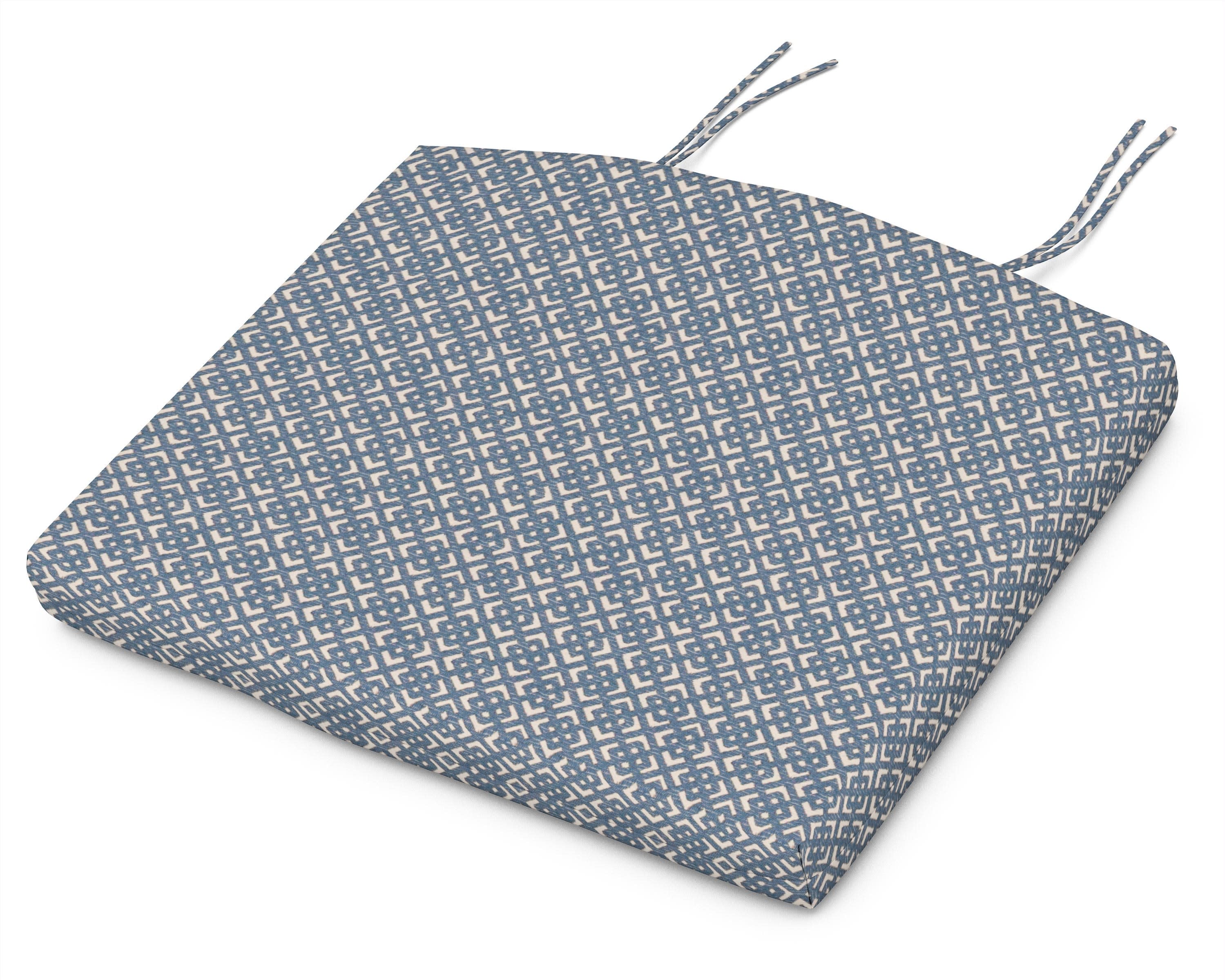 Standard Seat Cushion 18.5"D x 24"W x 2.5"H in Hopscotch