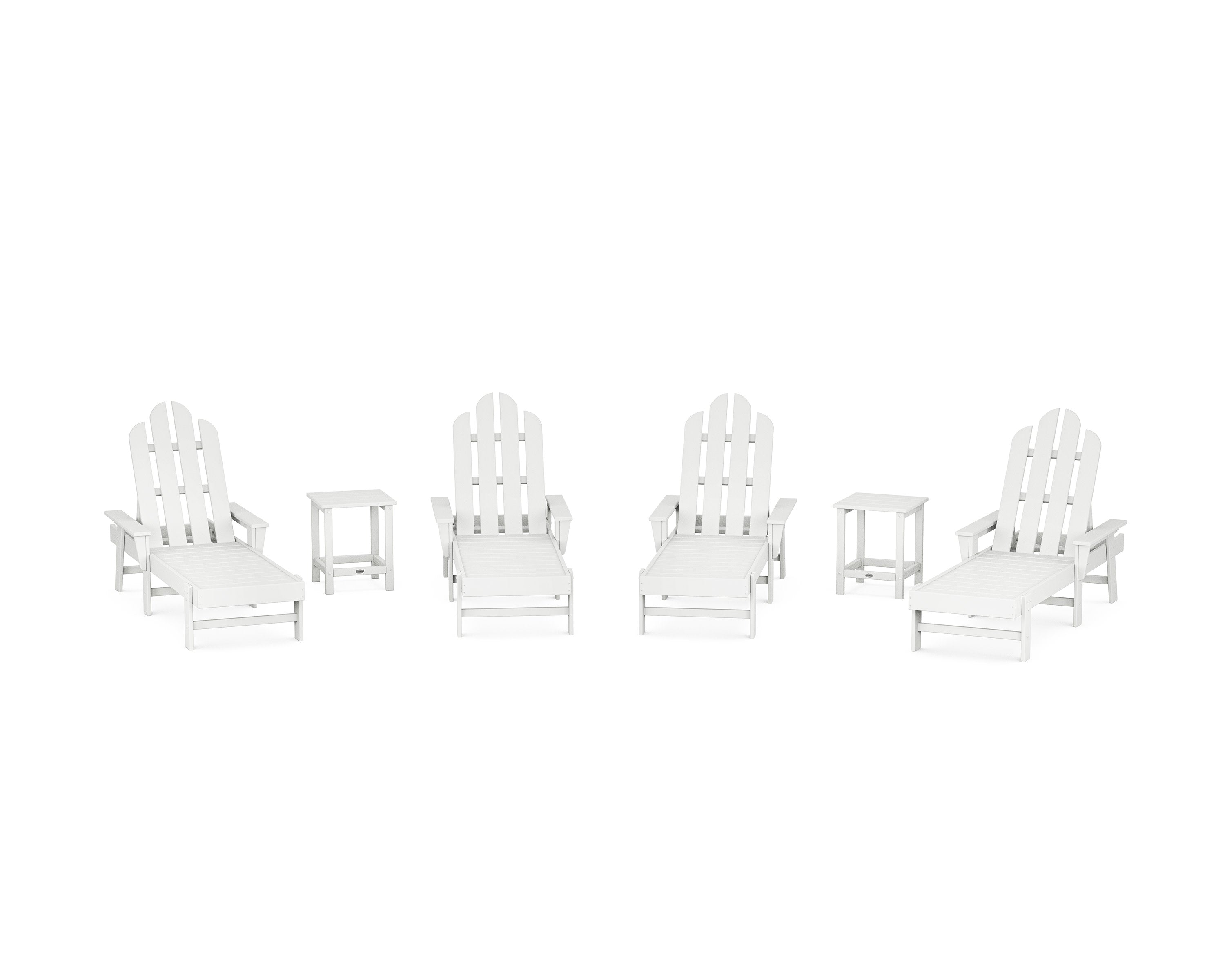 Long Island Chaise 6-Piece Set in White