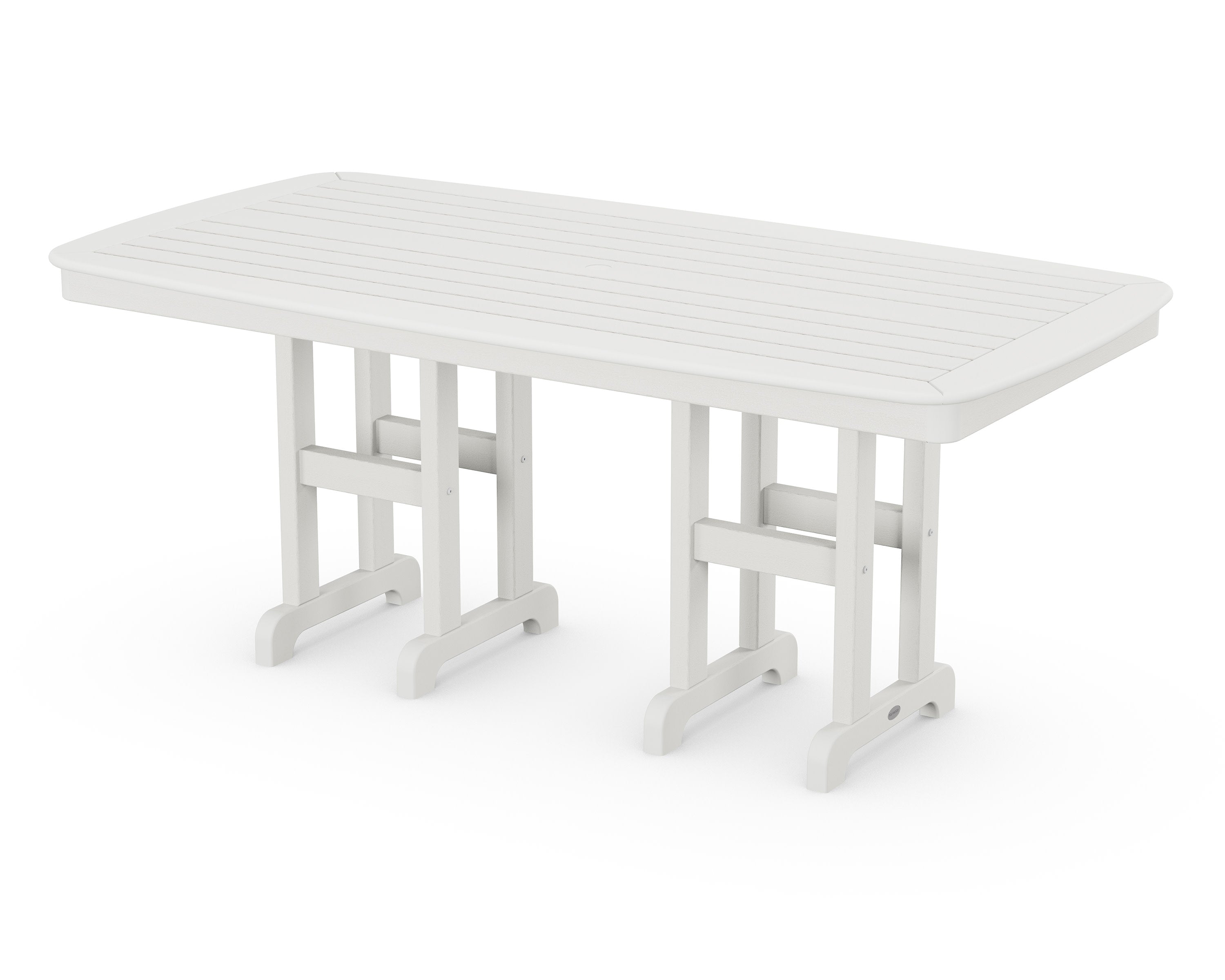Nautical 37" x 72" Dining Table in Vintage White