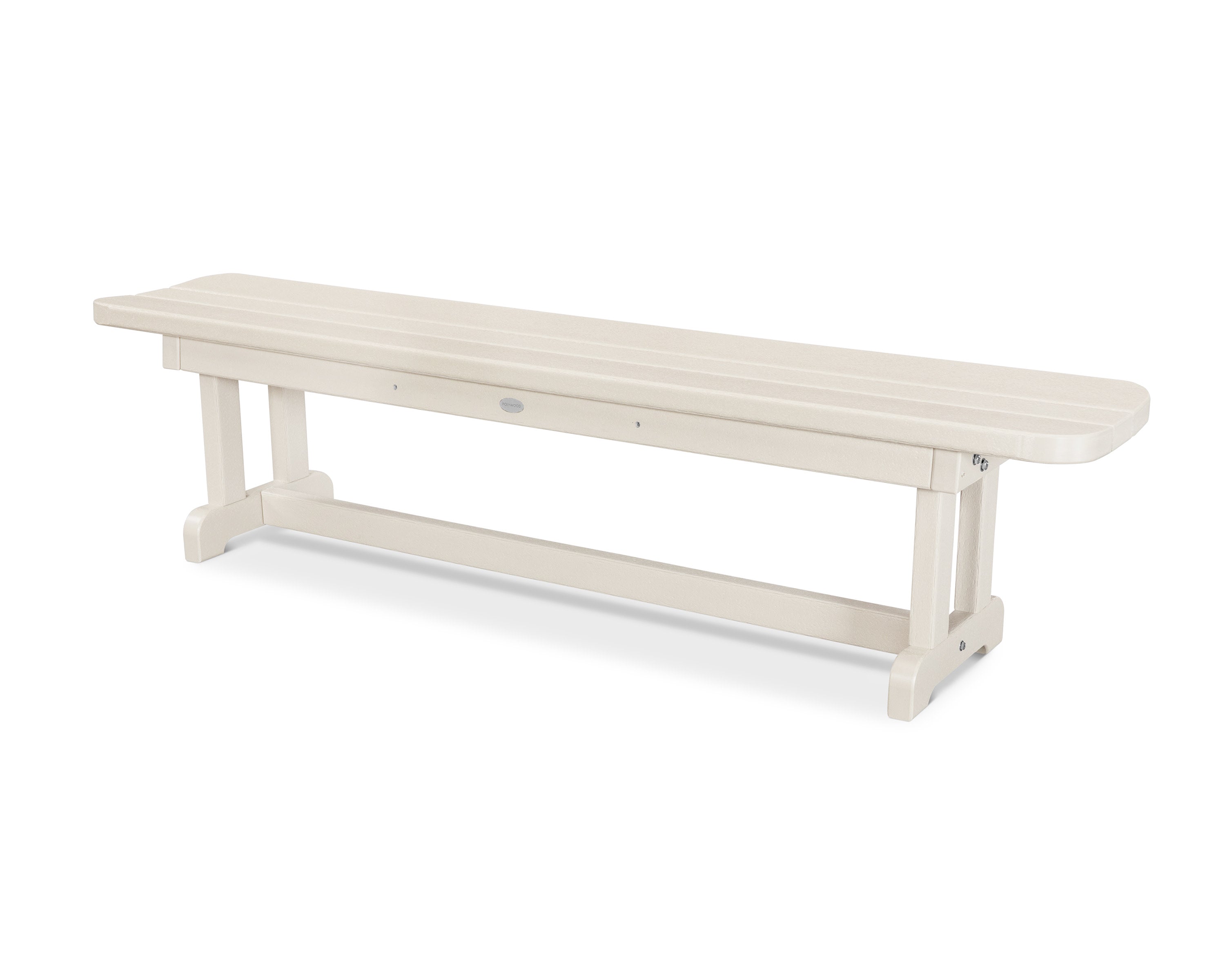 Park 72" Harvester Backless Bench in Sand