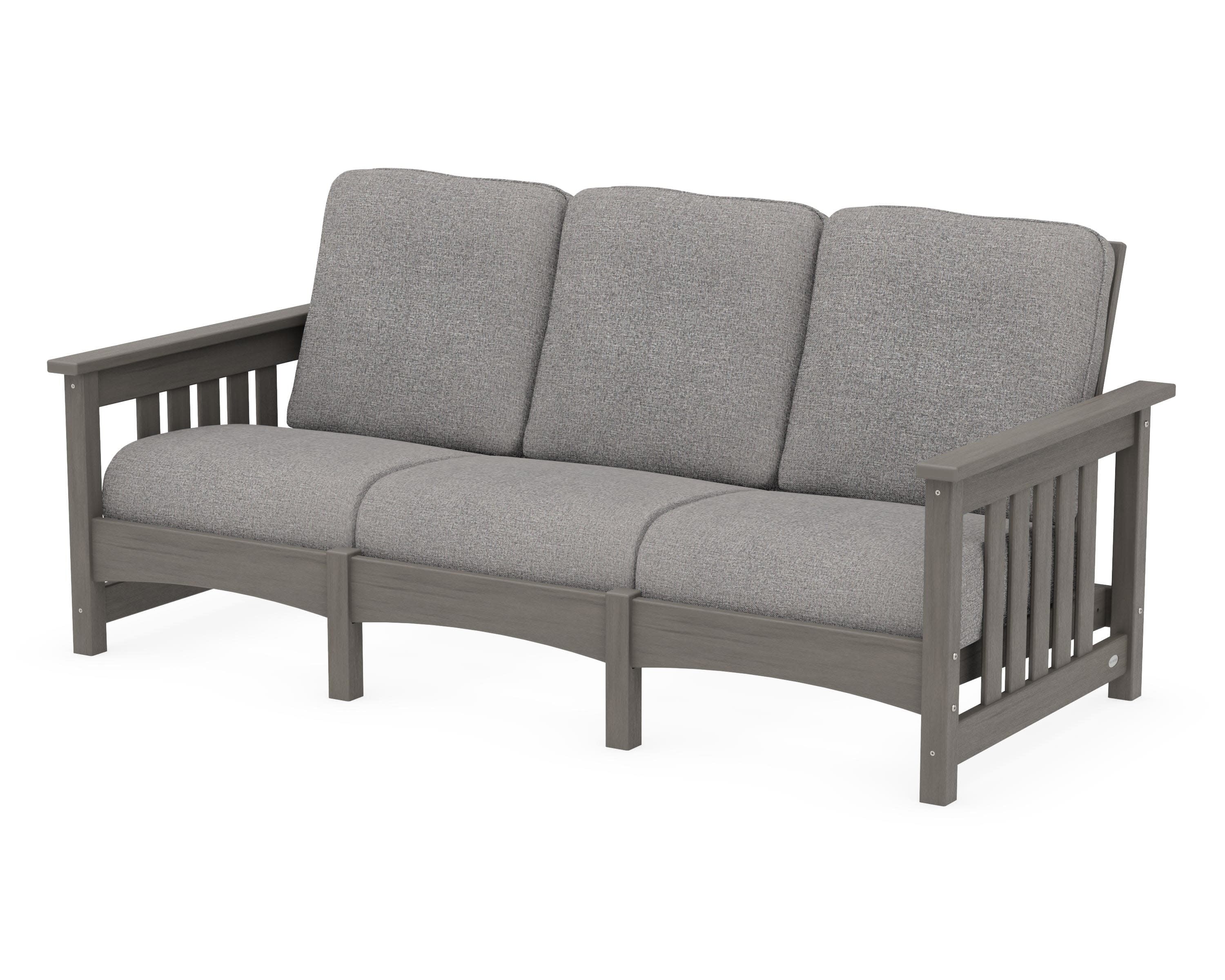 Club Mission Sofa in Driftwood / Grey Mist