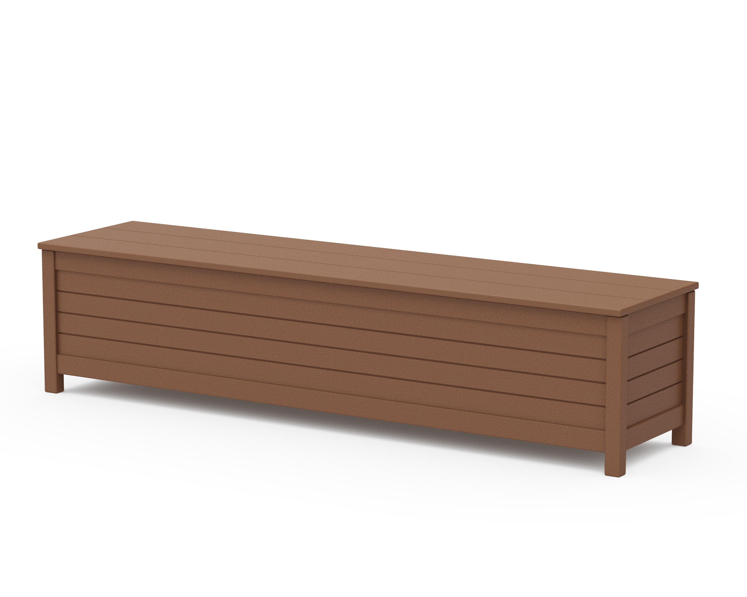 Nautical 72" Storage Bench in Teak