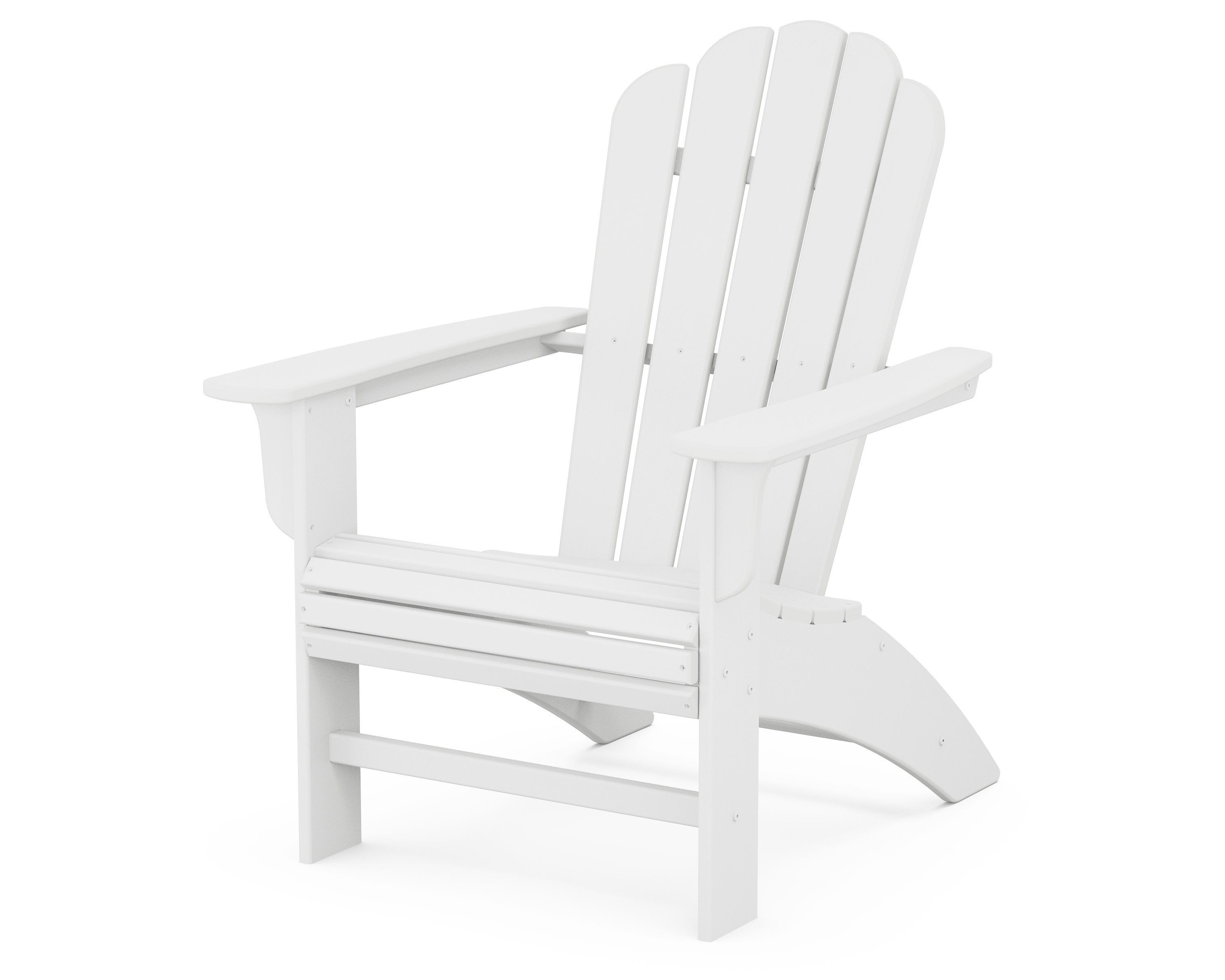 Cottage Curveback Adirondack Chair in White