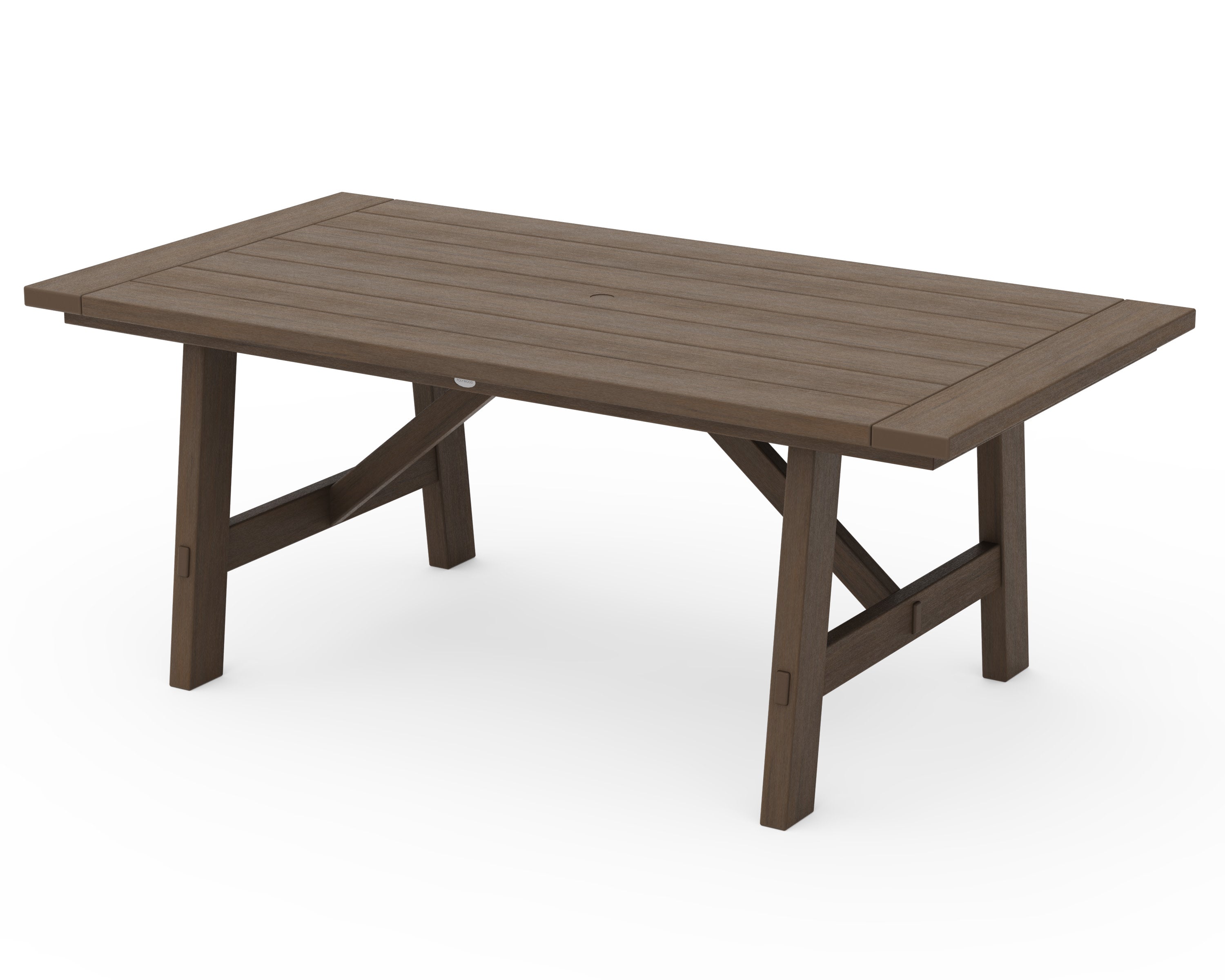 Rustic Farmhouse 39" x 75" Dining Table in Kona