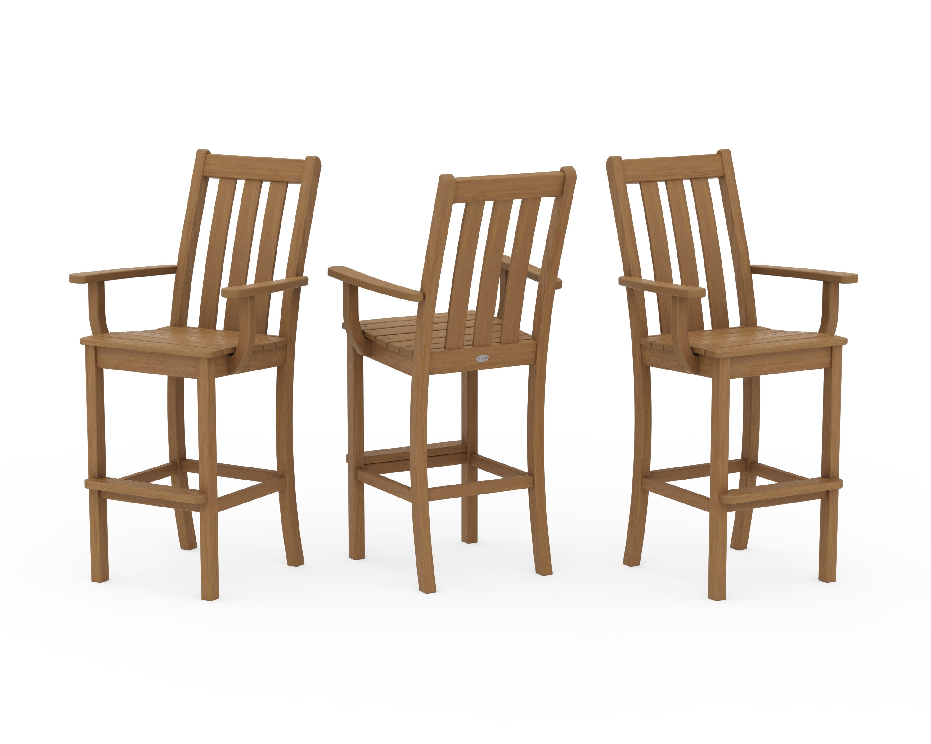 Vineyard Bar Arm Chair 3-Pack in Natural