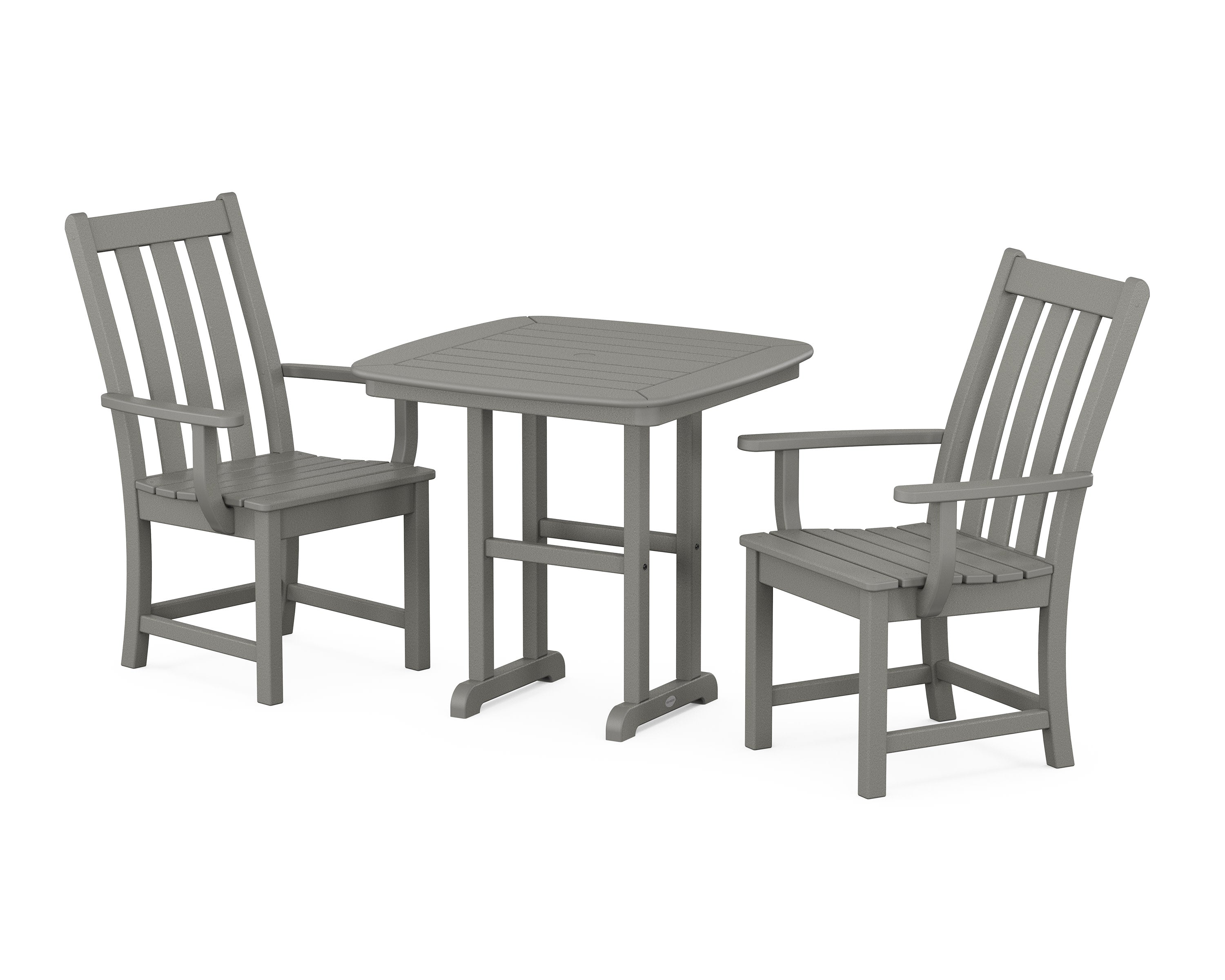 Vineyard 3-Piece Dining Set in Slate Grey
