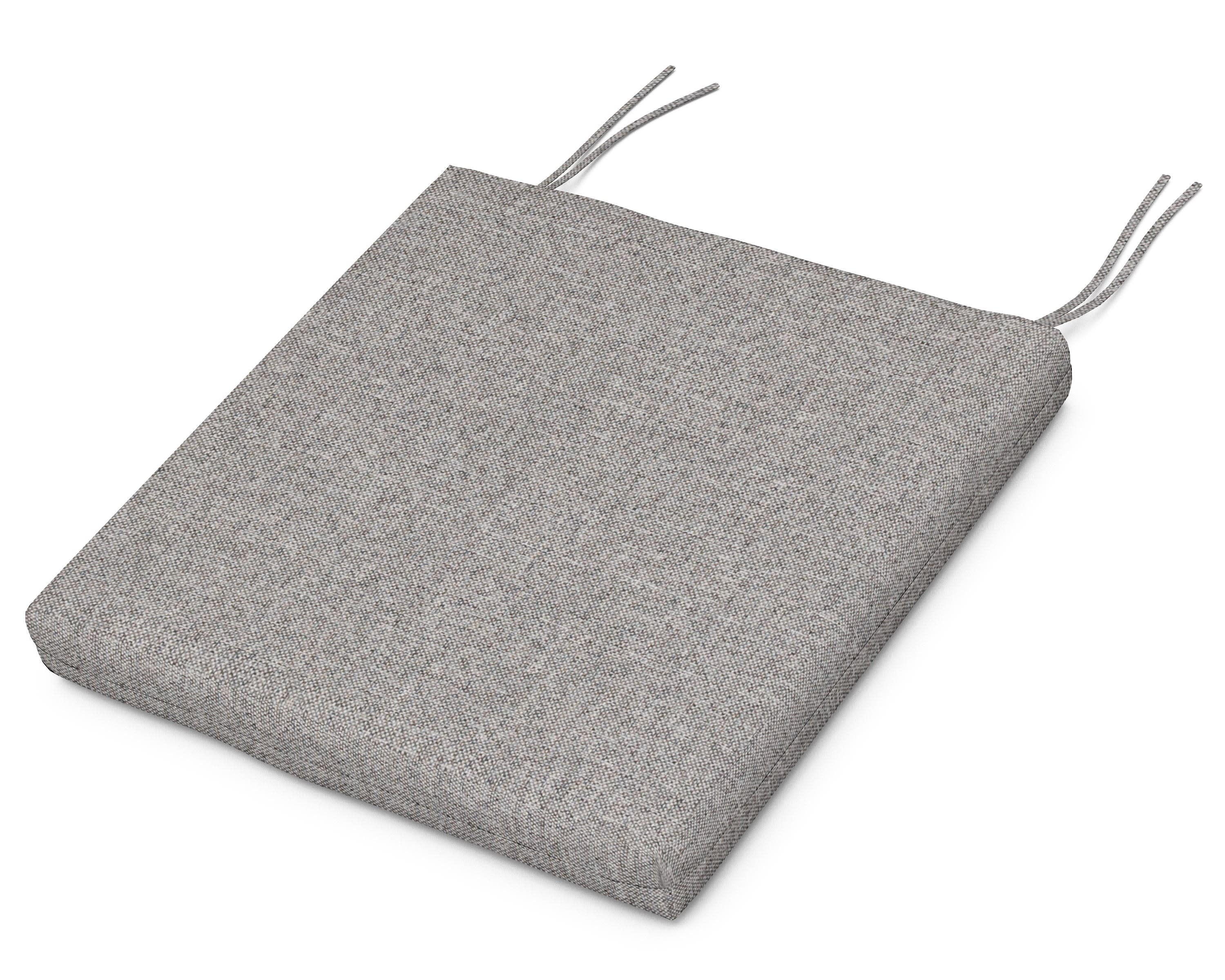 Acadia Dining Side Seat Pad in Grey Mist