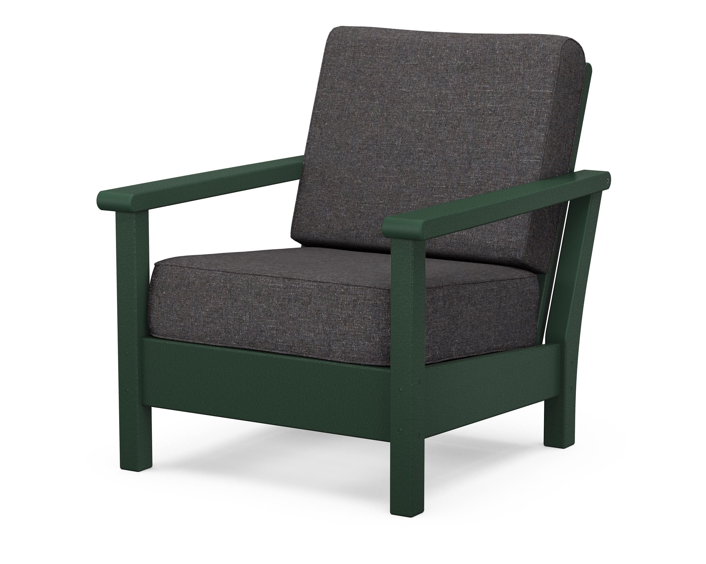 Harbour Deep Seating Chair in Green / Ash Charcoal