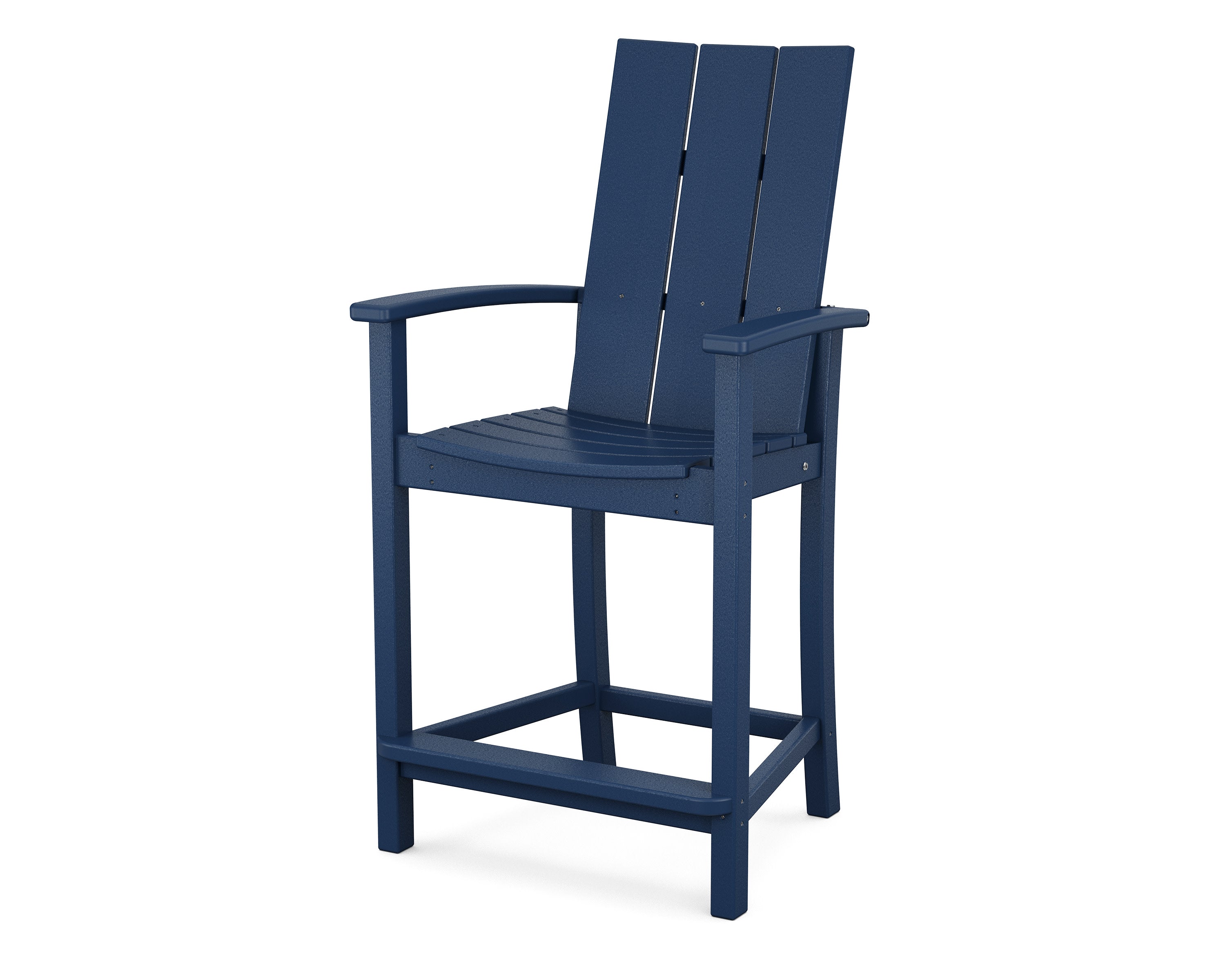 Modern Adirondack Counter Chair in Navy