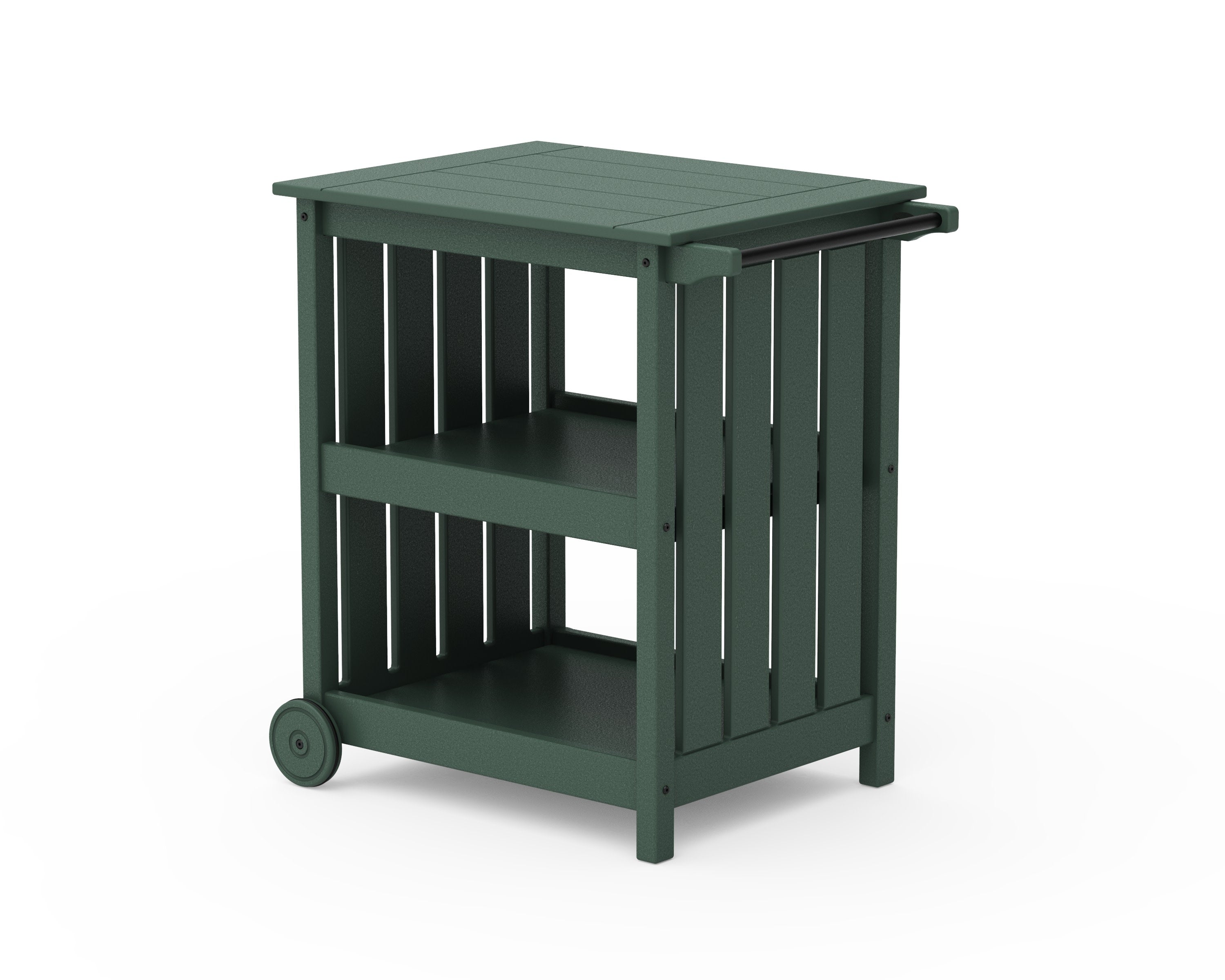 Vineyard Bar Cart in Green