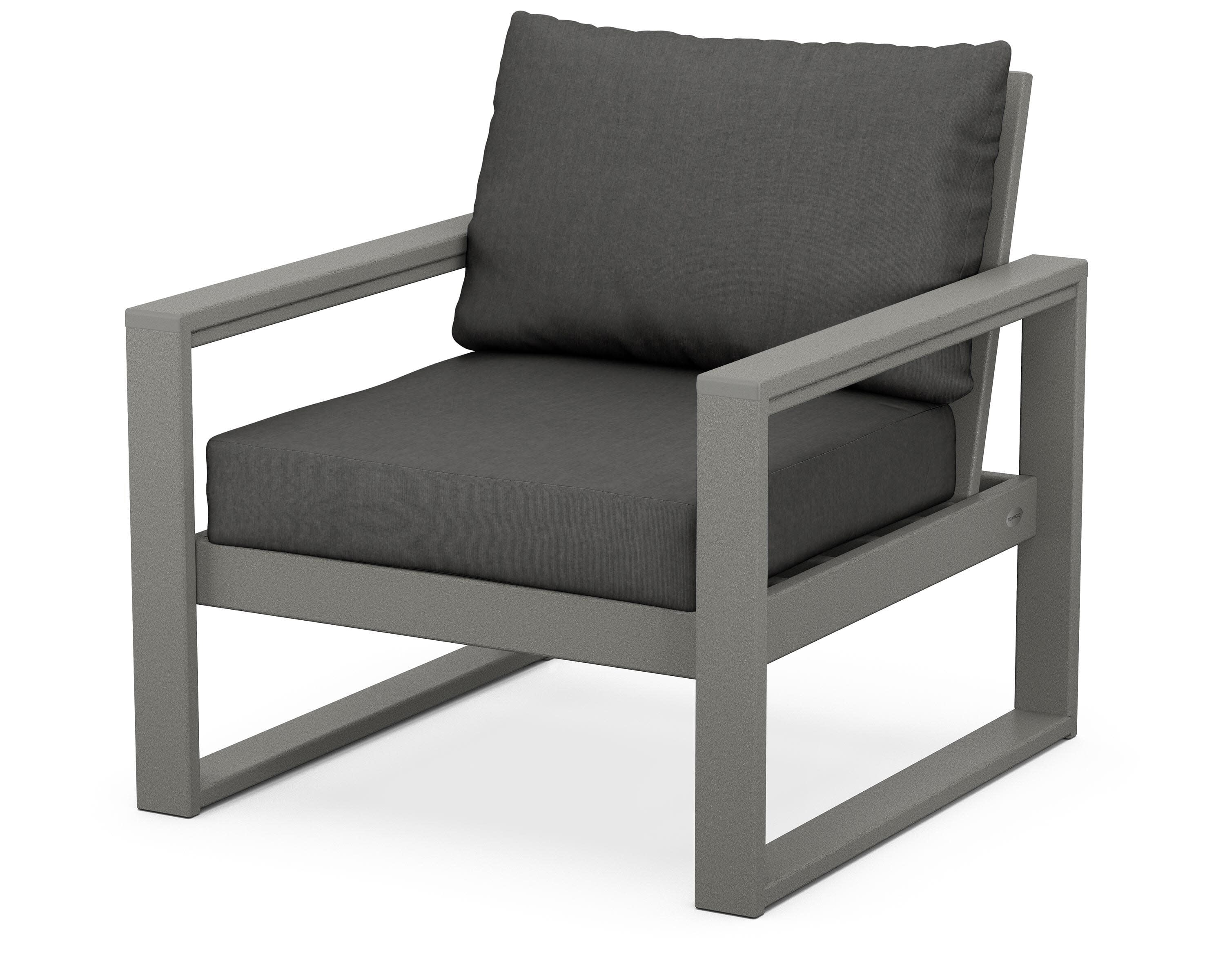 EDGE Club Chair in Slate Grey / Spectrum Carbon