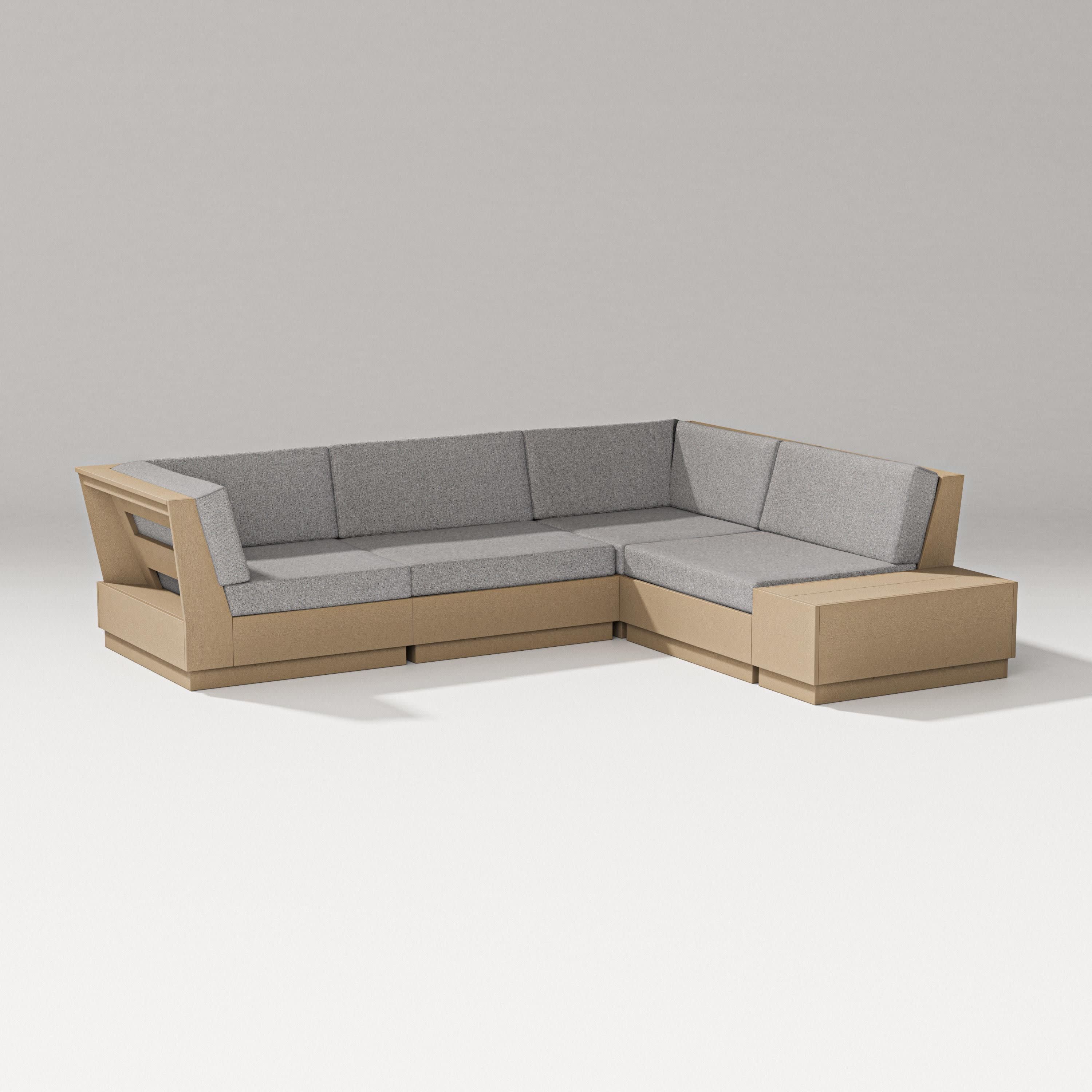 Elevate Corner Sectional in Vintage Sahara / Grey Mist