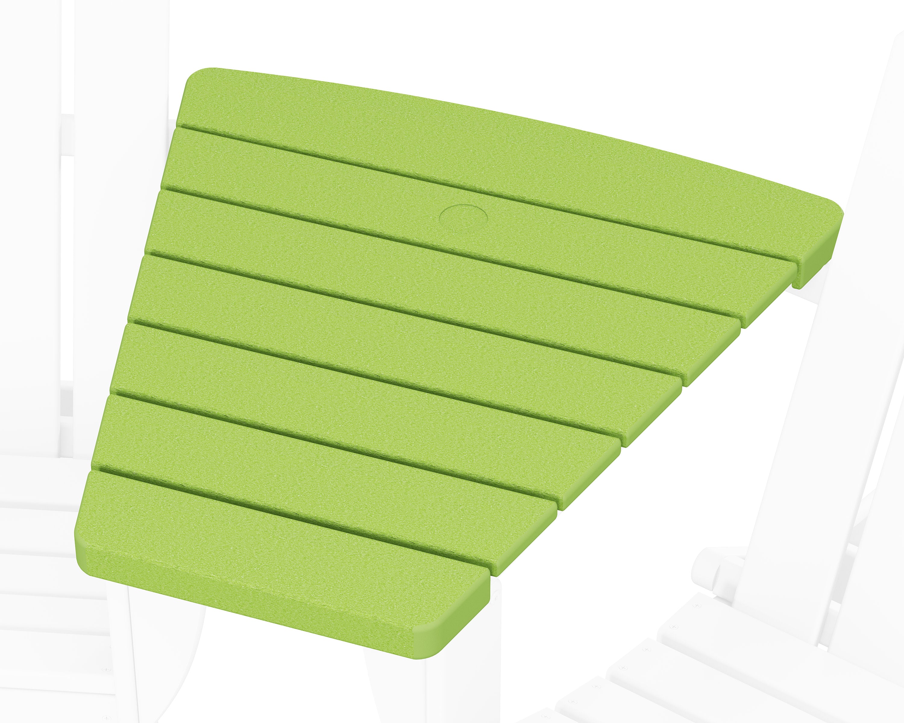 Classic Series Angled Adirondack Connecting Table in Lime