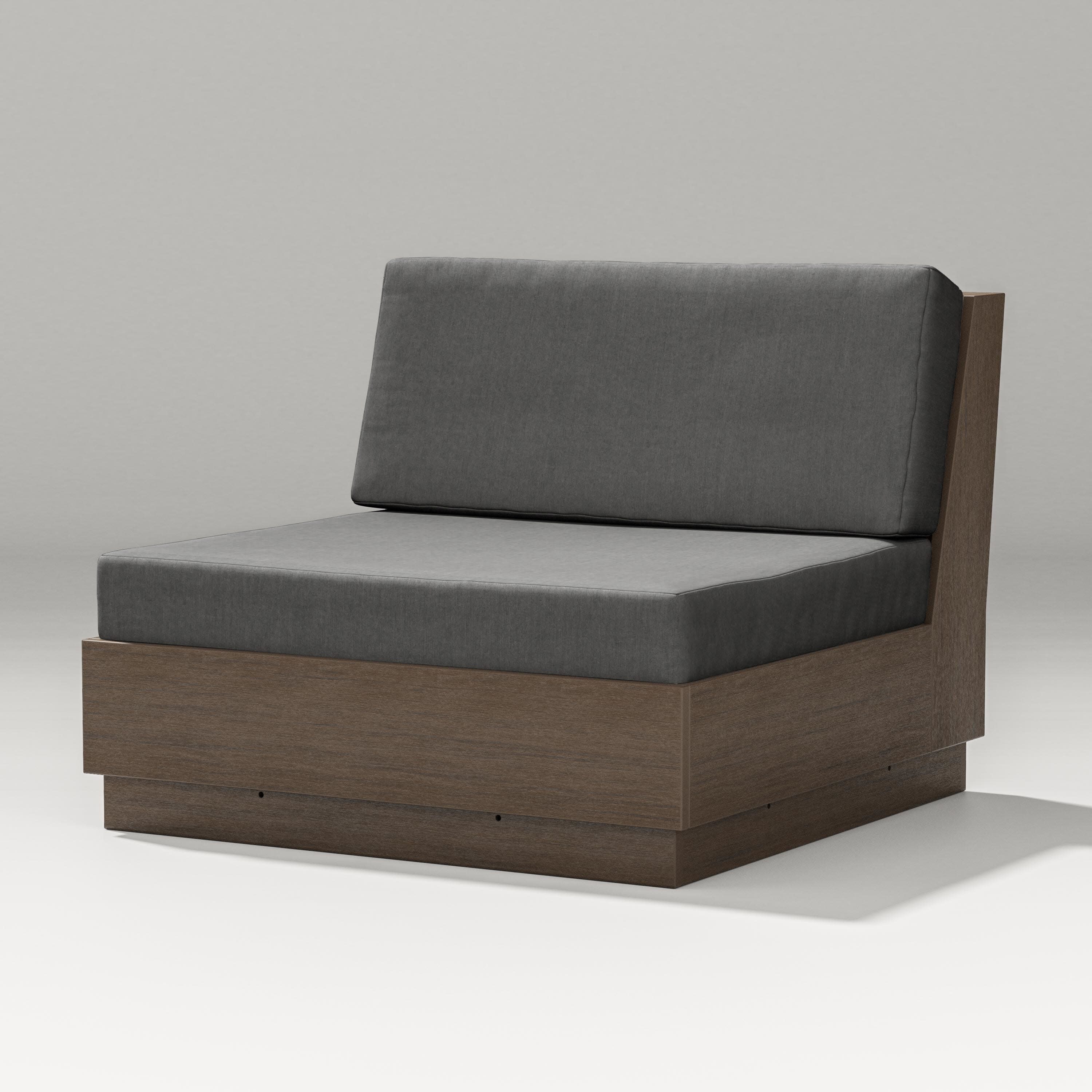 Elevate Modular Armless Chair in Kona / Spectrum Carbon