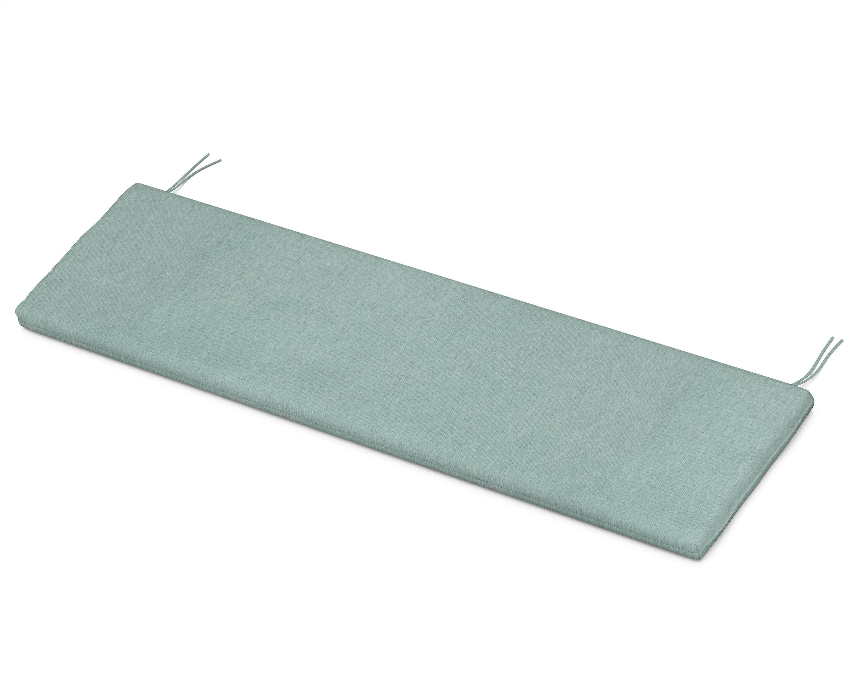 Bench Seat Cushion - 17.5"D x 55"W x 2.5"H in Glacier Spa