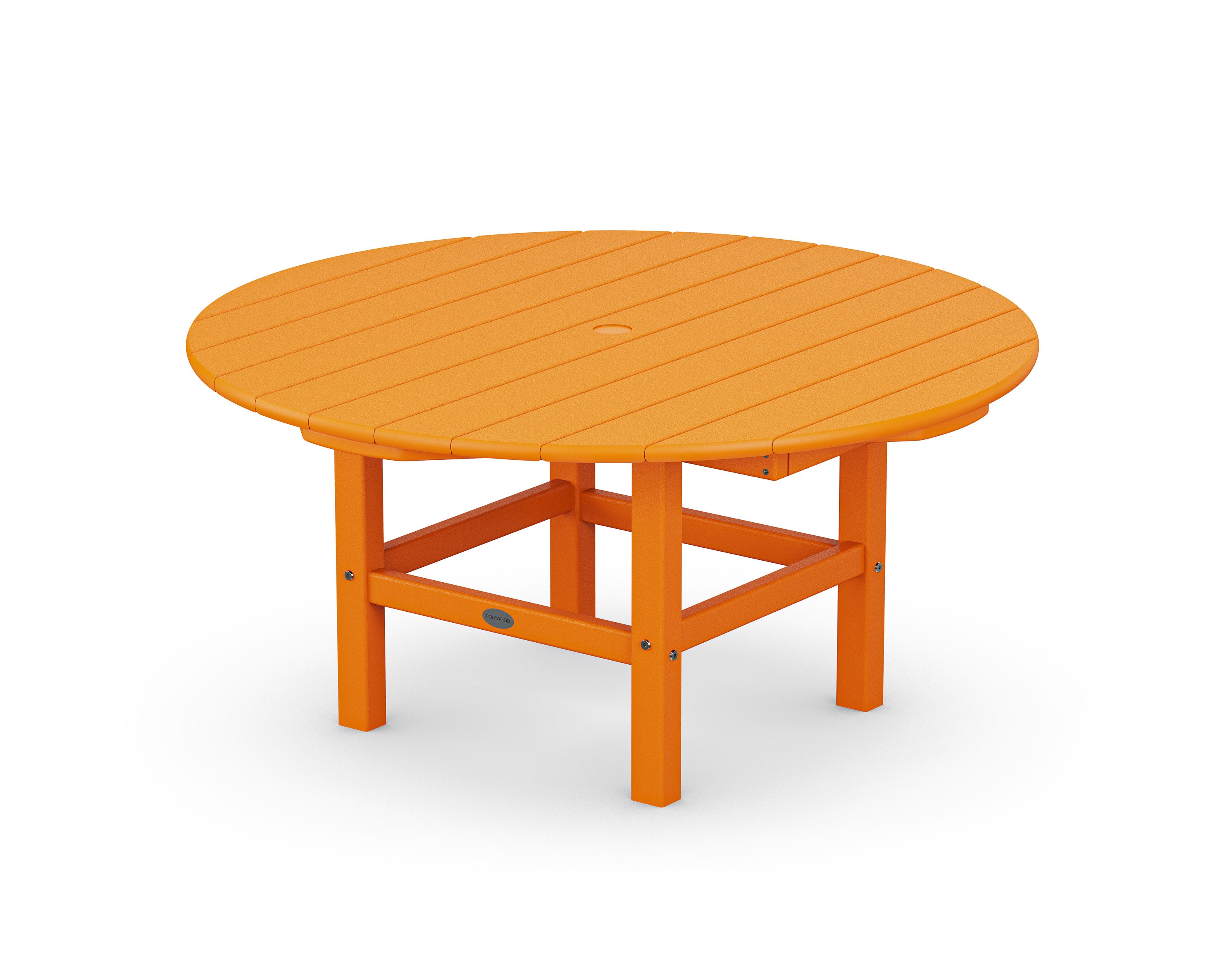 Round 37" Conversation Table in Tangerine