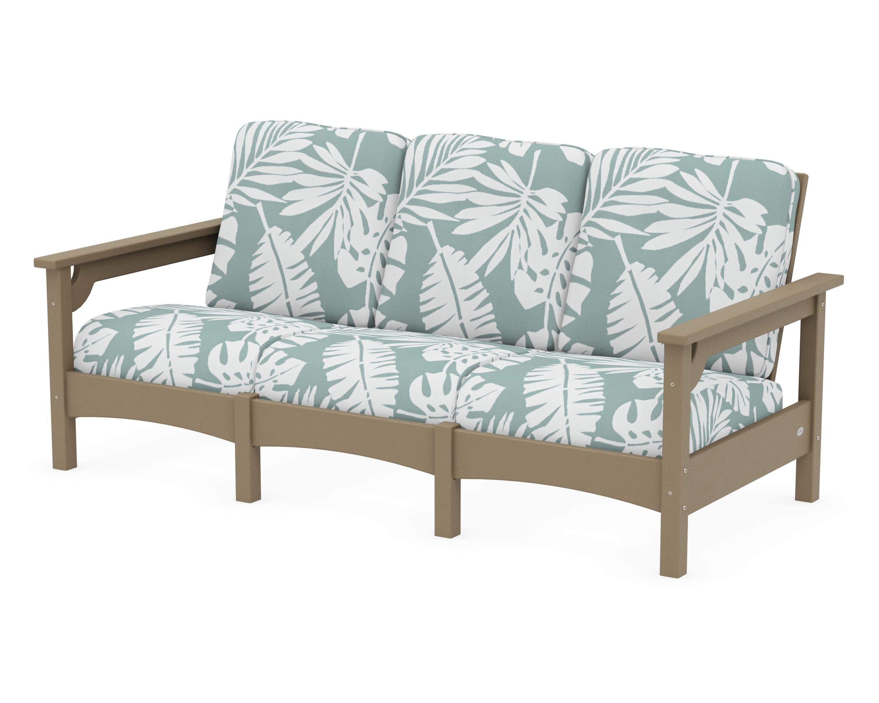 Club Sofa in Vintage Sahara / Leaf Glacier Spa