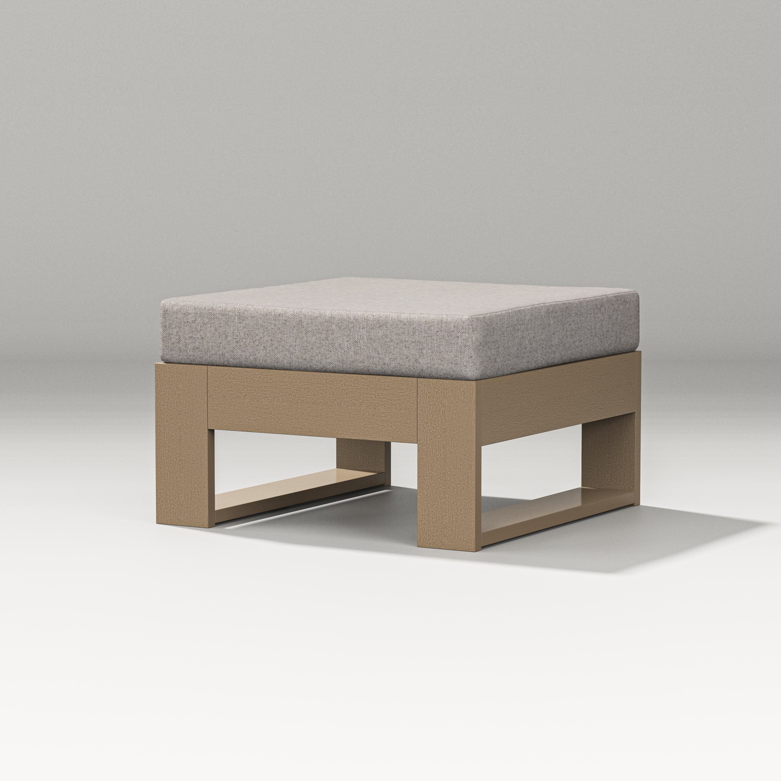 Latitude Lounge Ottoman in Vintage Sahara / Weathered Tweed