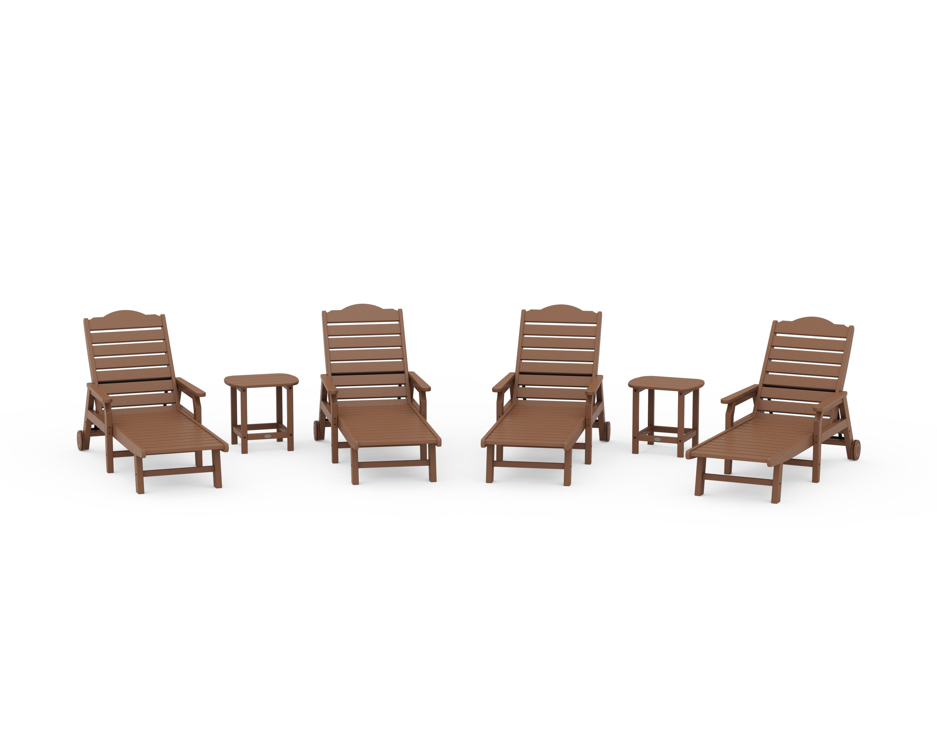 6-Piece Savannah Chaise Lounge Set in Teak