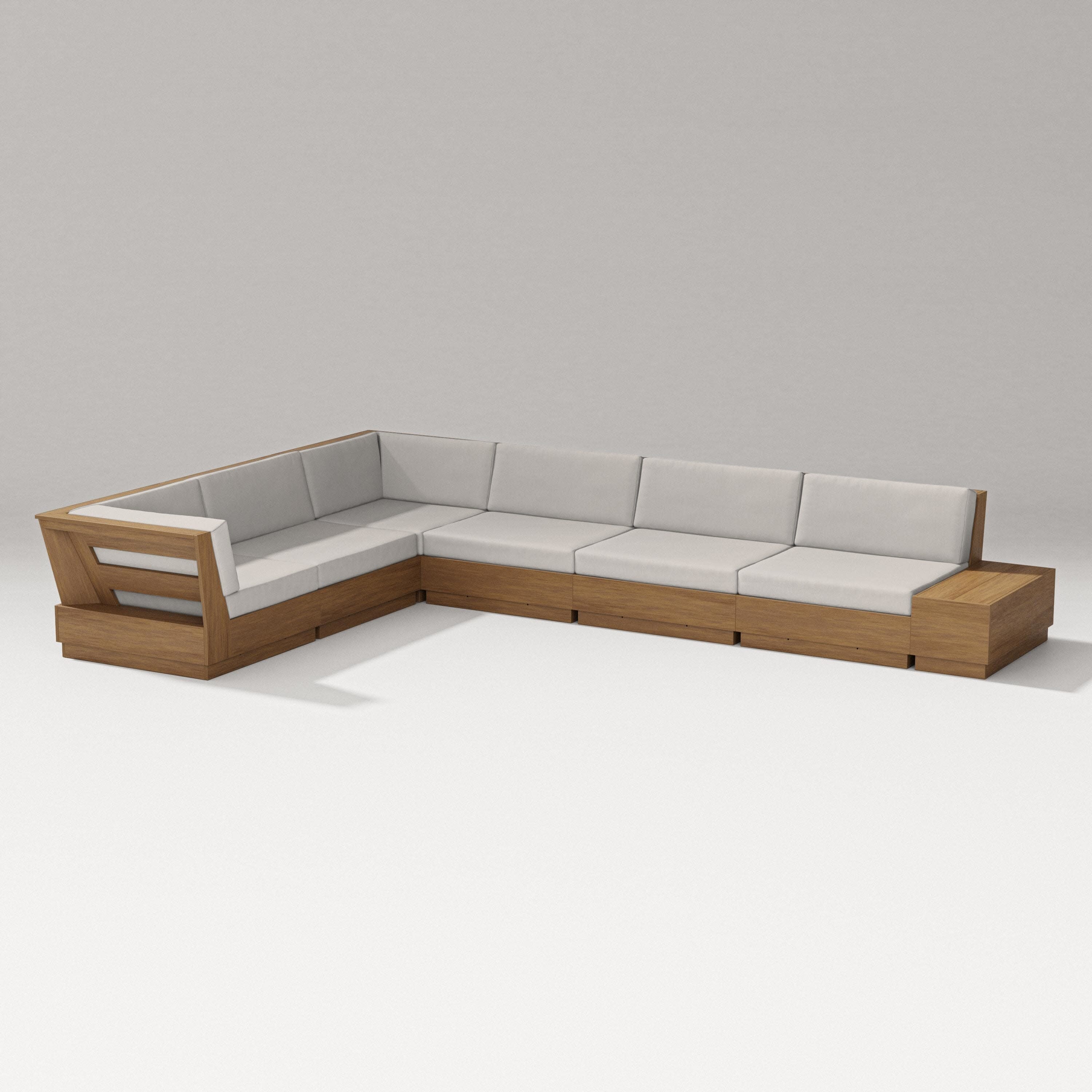 Elevate 7-Piece Corner Sectional in Natural / Cast Ash