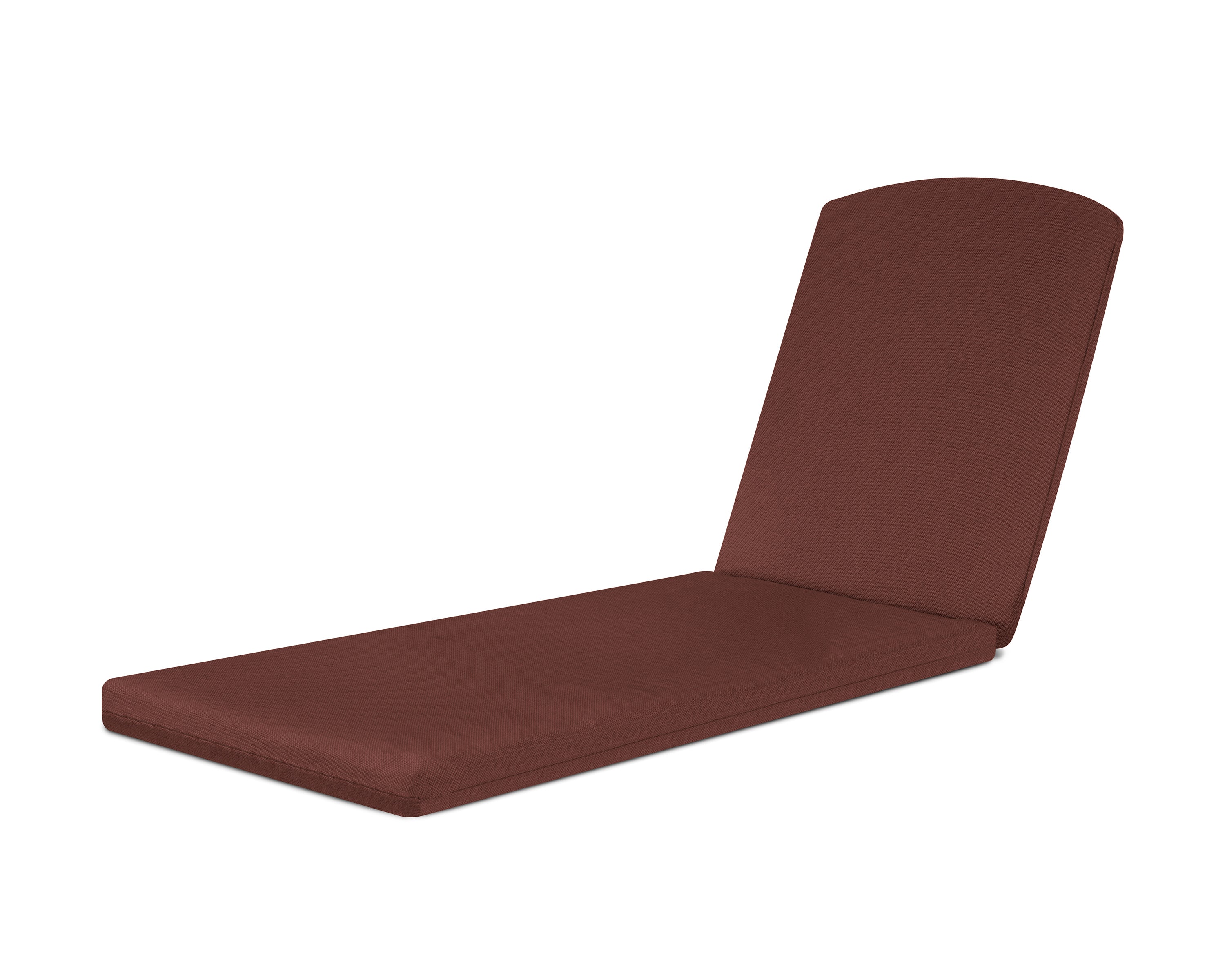 Chaise Cushion in Essential Garnet