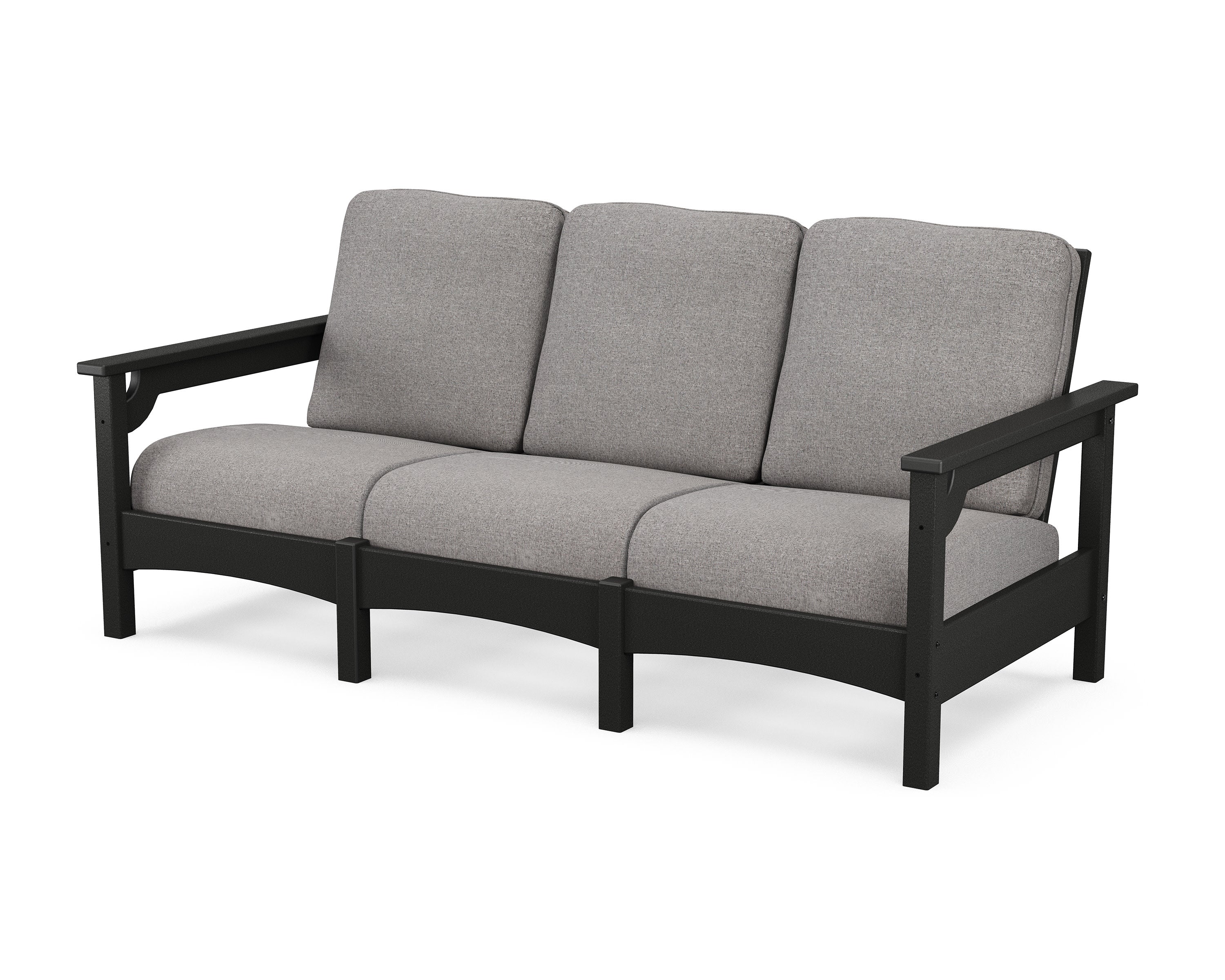 Club Sofa in Black / Grey Mist