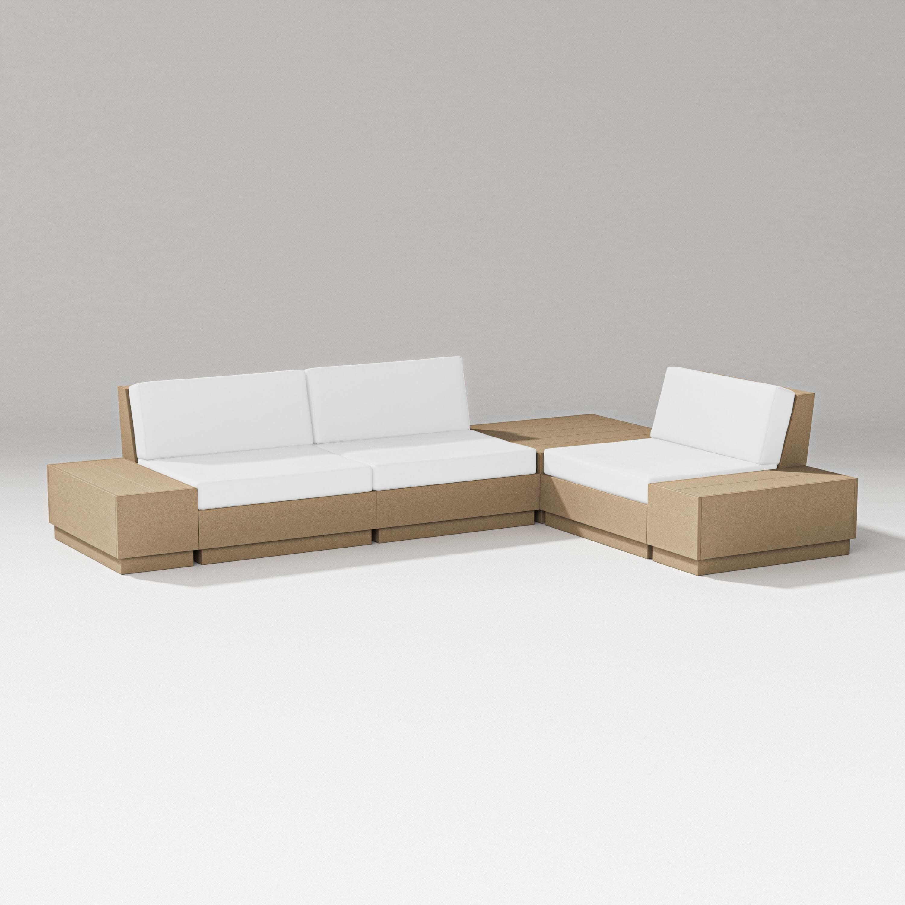 Elevate 6-Piece Corner Sectional in Vintage Sahara / Natural
