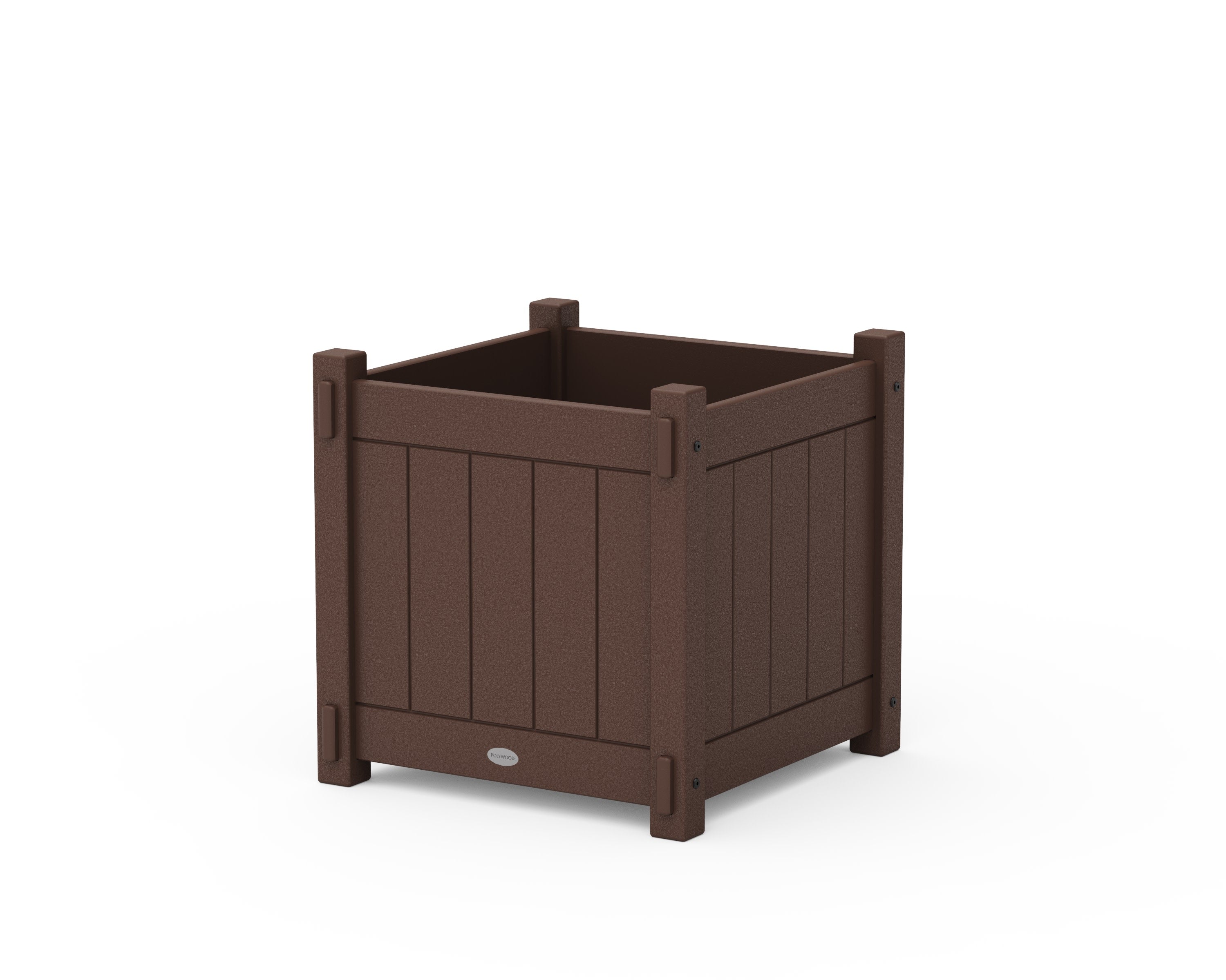 Vineyard Large Square Planter Box in Mahogany