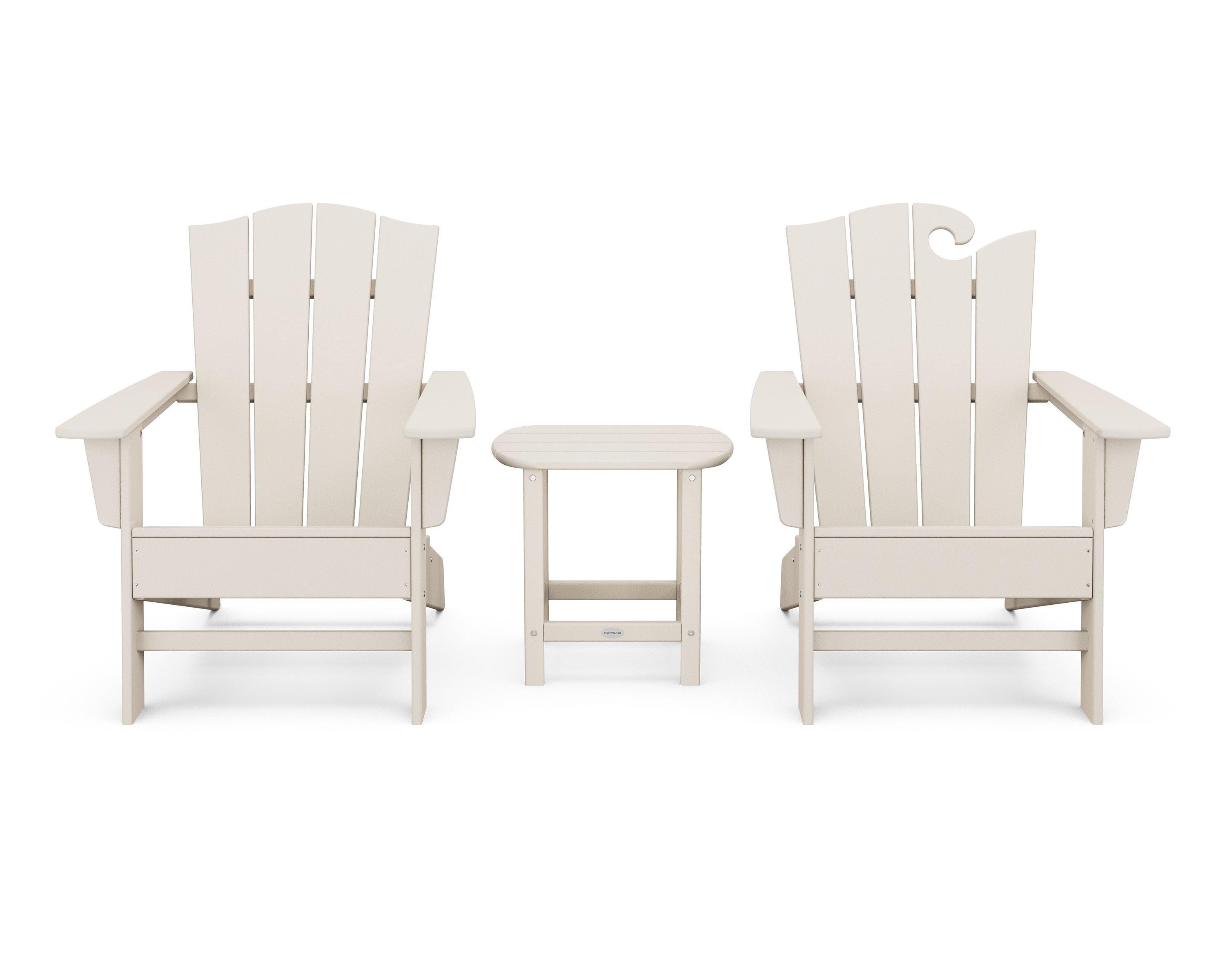 Wave Collection 3-Piece Set in Sand
