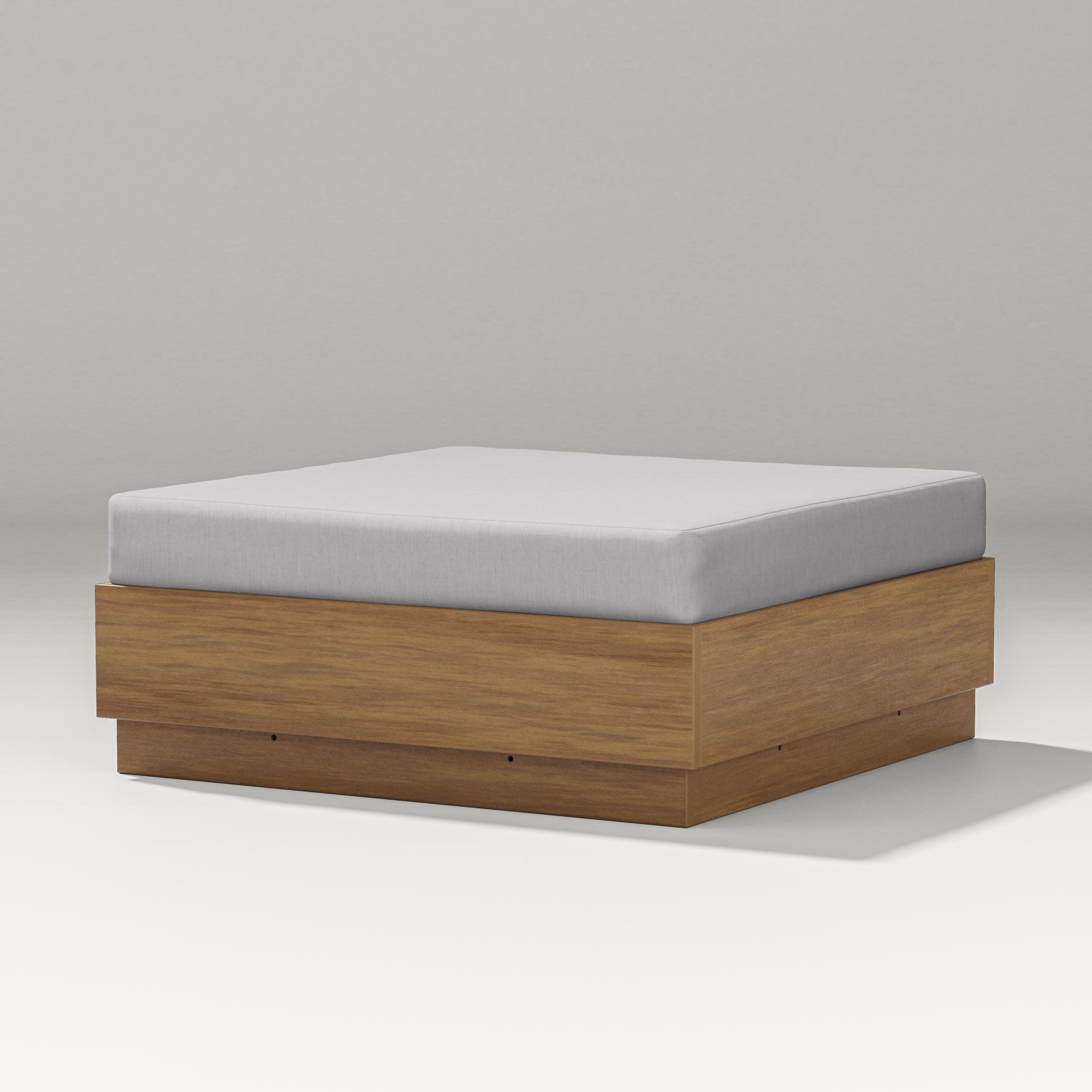 Elevate Lounge Ottoman in Natural / Granite