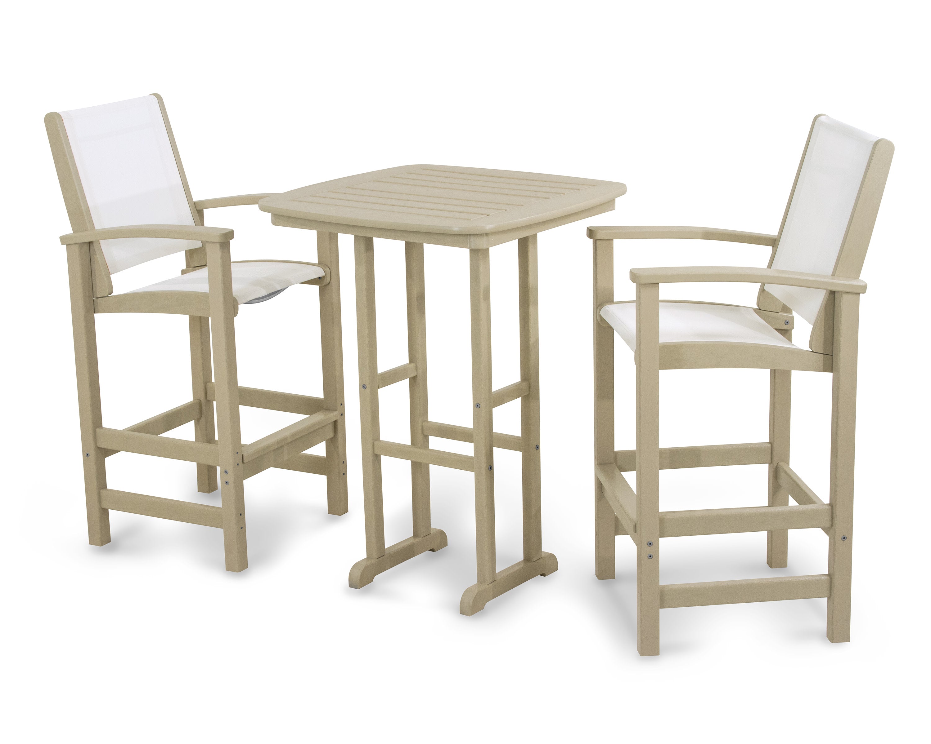 Coastal 3-Piece Bar Set in Sand / White Sling