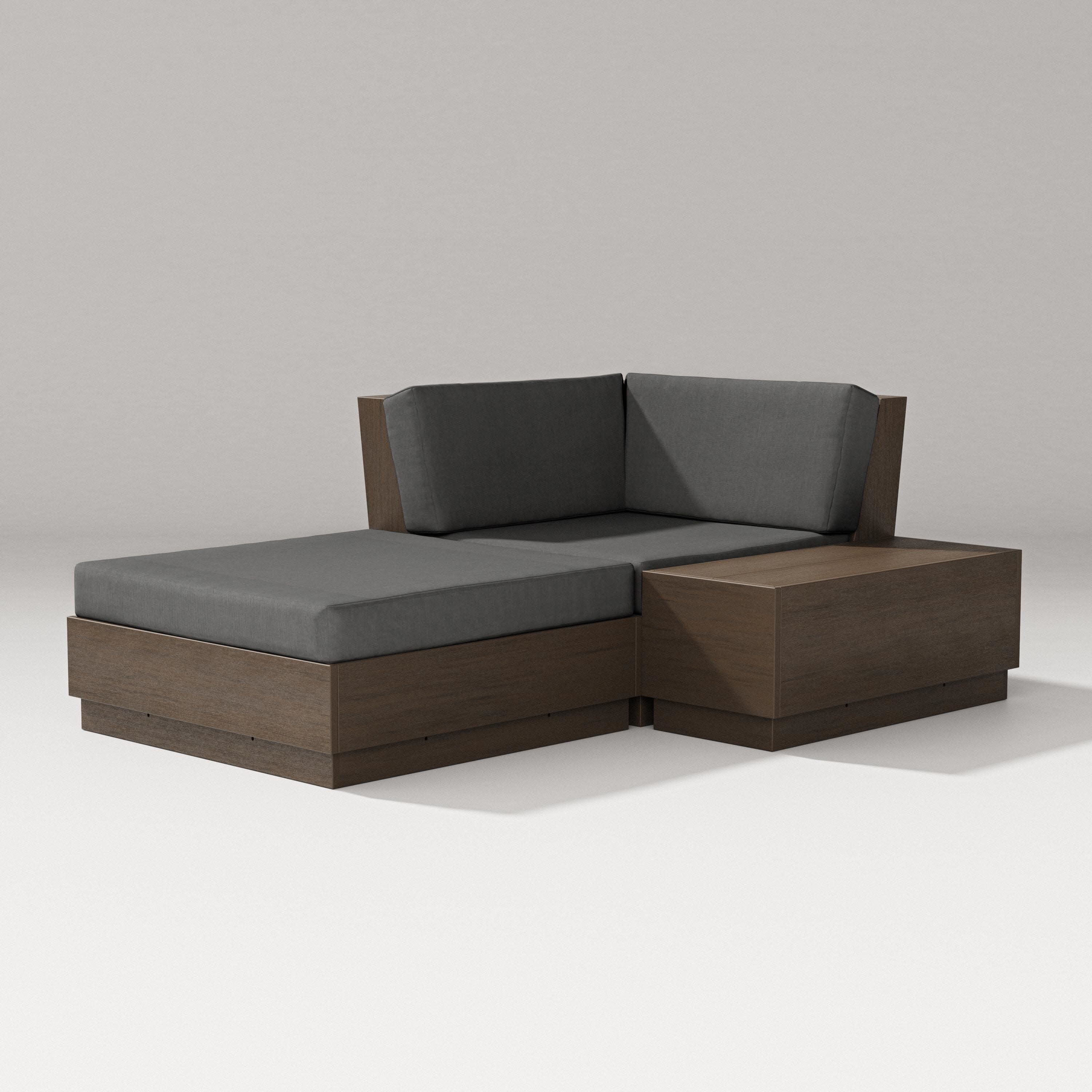 Elevate Corner Chaise in Kona / Spectrum Carbon