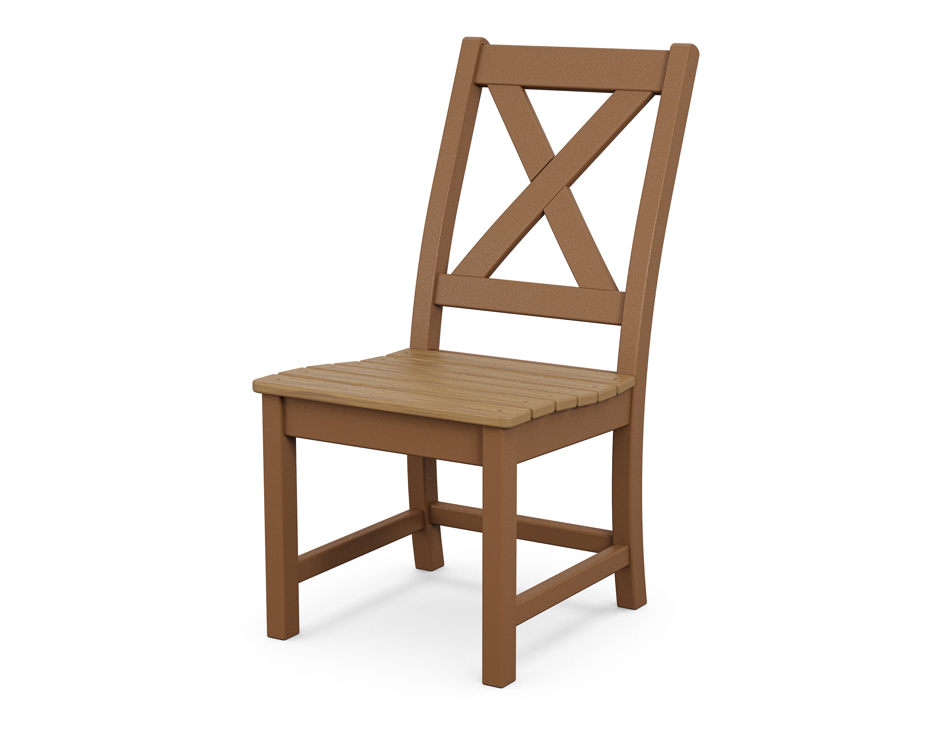 Braxton Dining Side Chair in Teak / Natural
