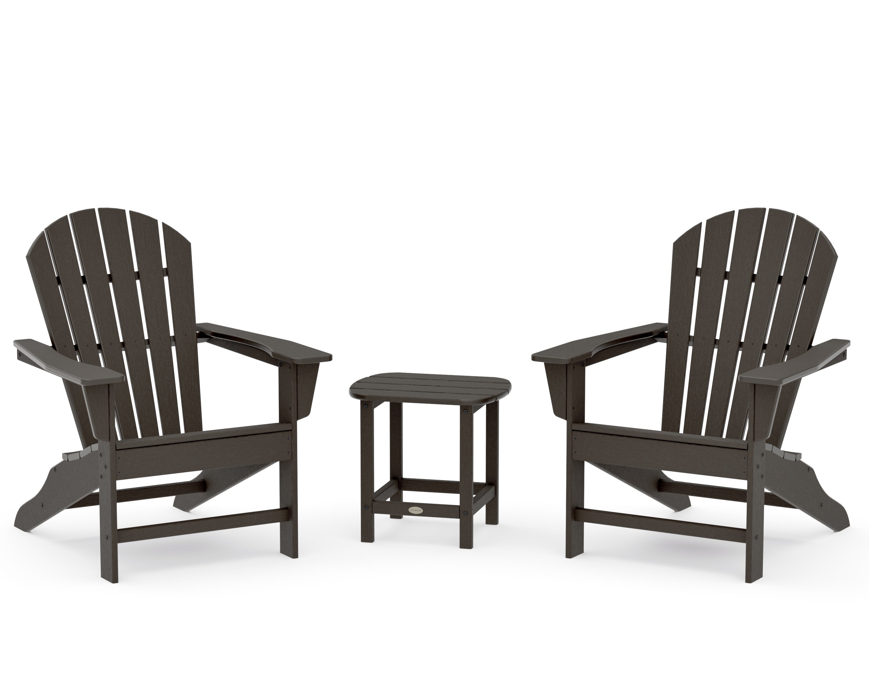 South Beach Adirondack 3-Piece Set in Vintage Coffee