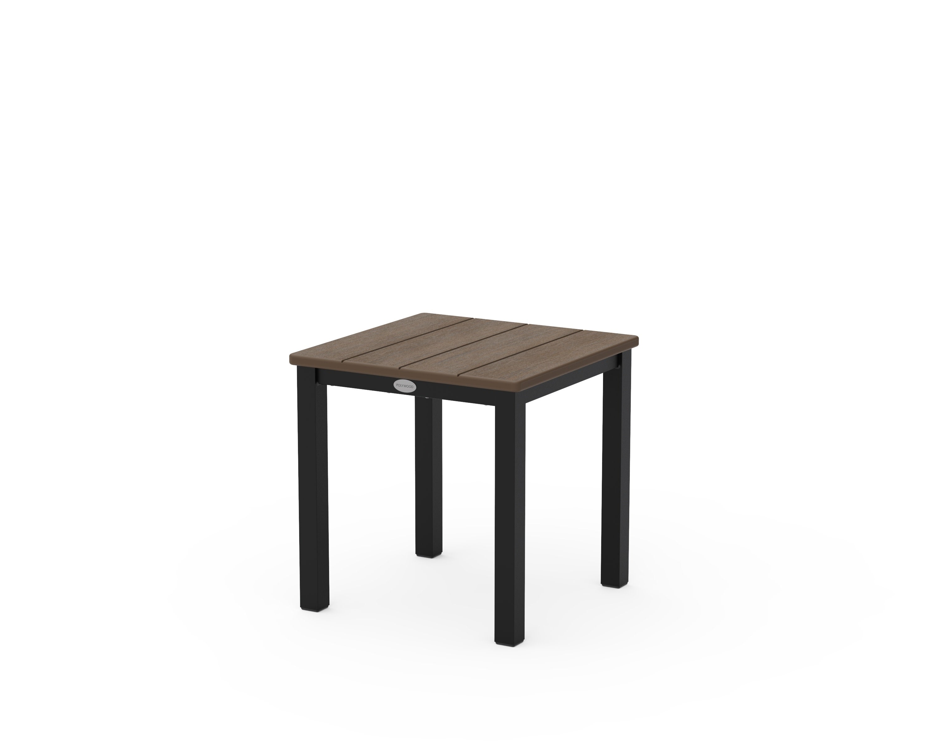 Main Street 18" Side Table in Black / Kona