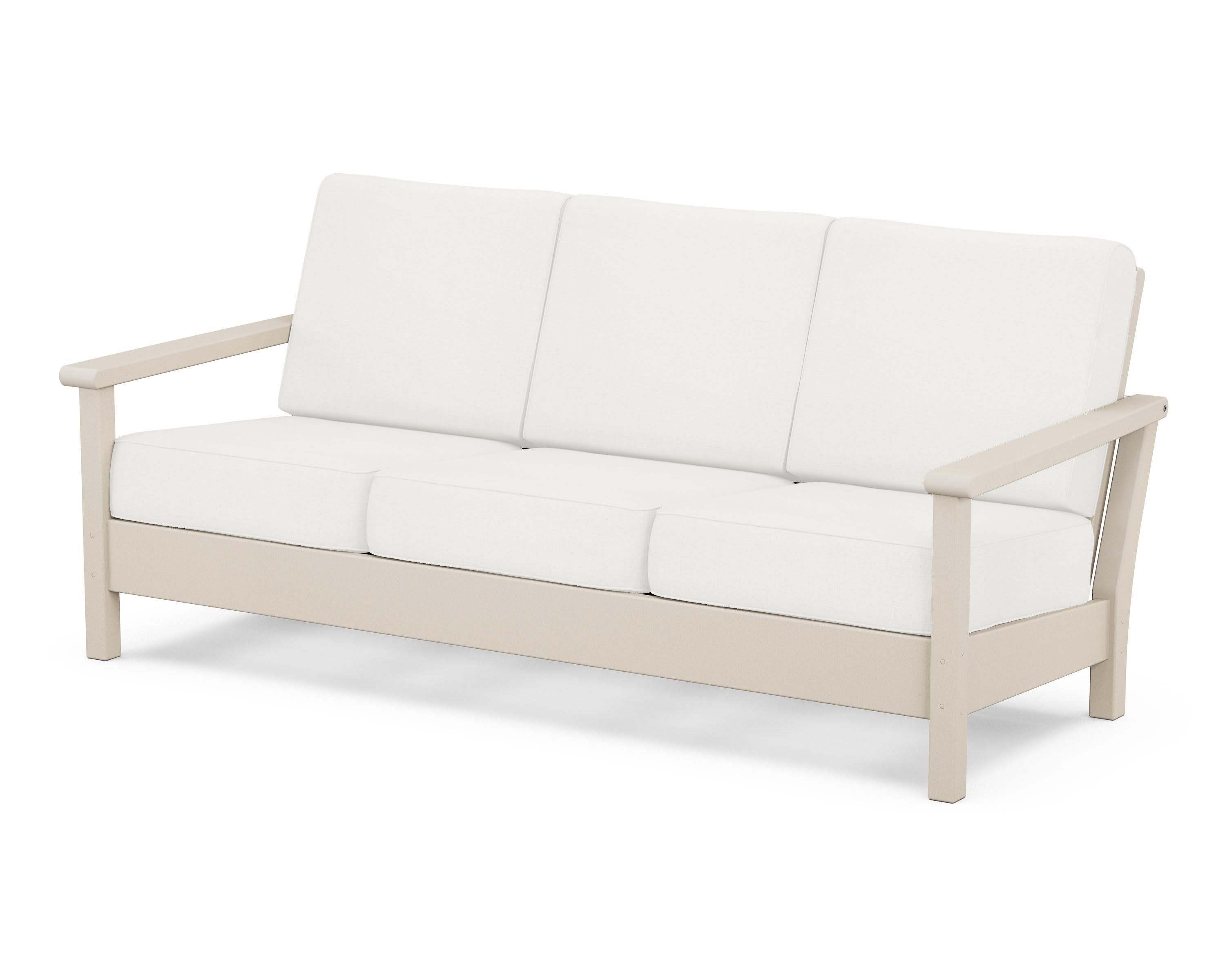 Harbour Deep Seating Sofa in Sand / Natural Linen