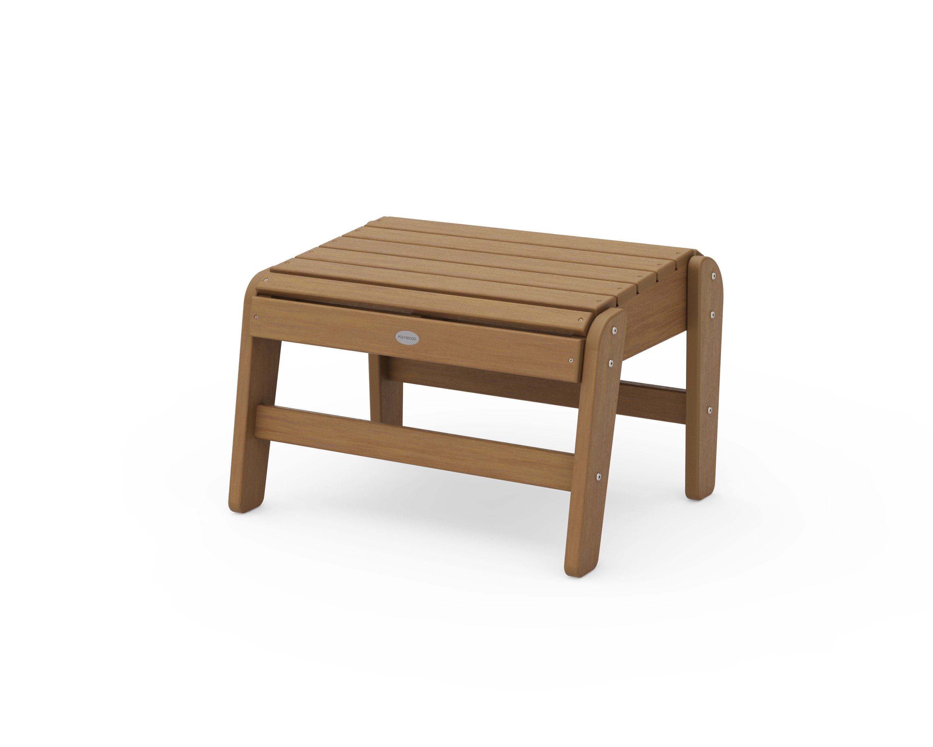 Grand Upright Adirondack Ottoman in Natural