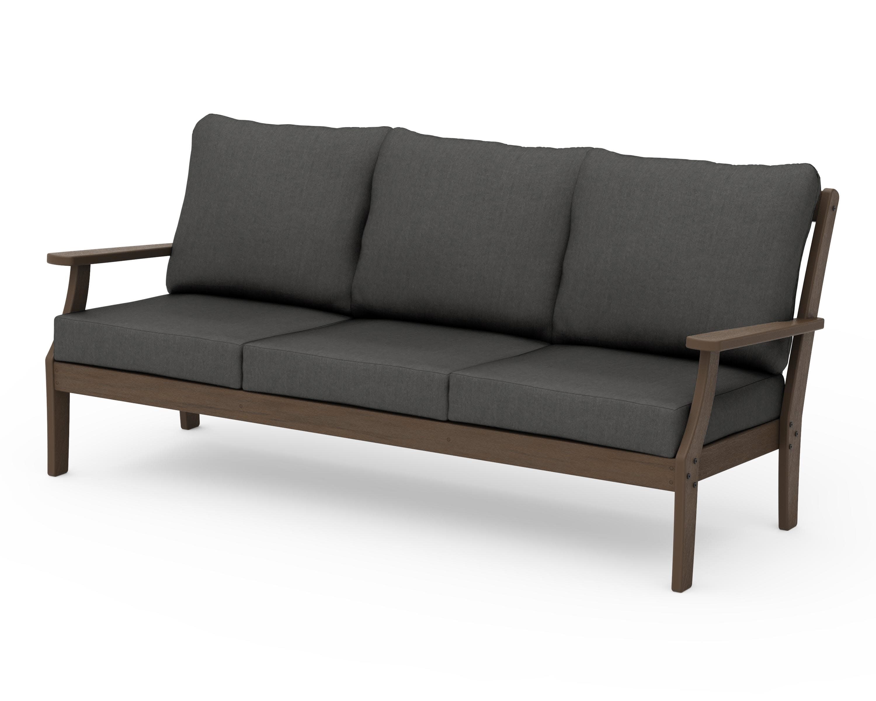 Braxton Deep Seating Sofa in Kona / Spectrum Carbon