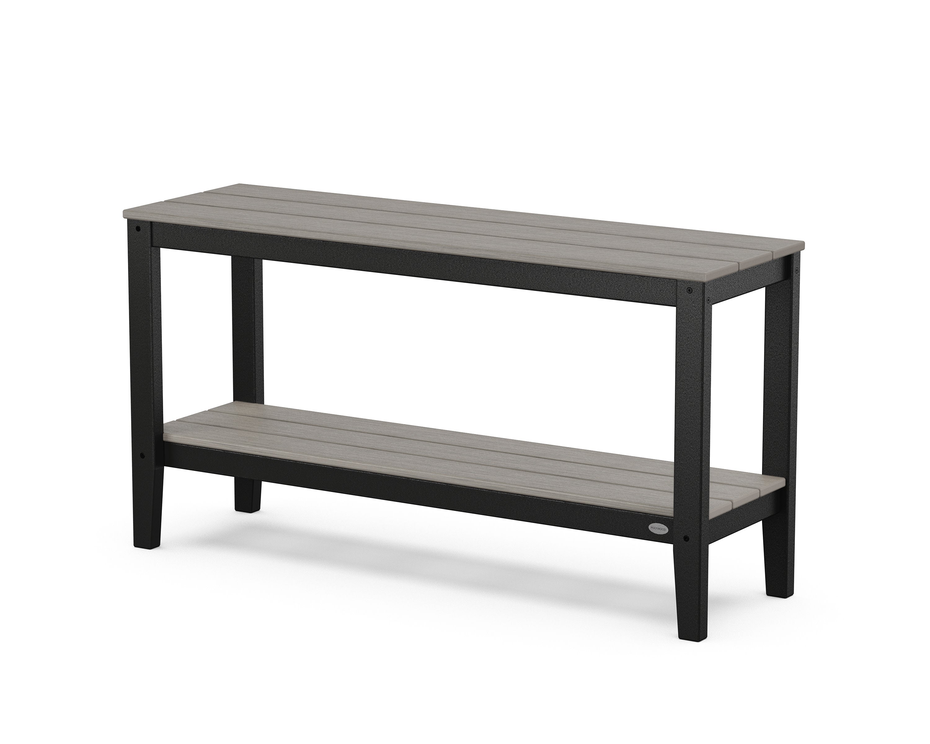 Newport 55" Console Table in Black / Driftwood